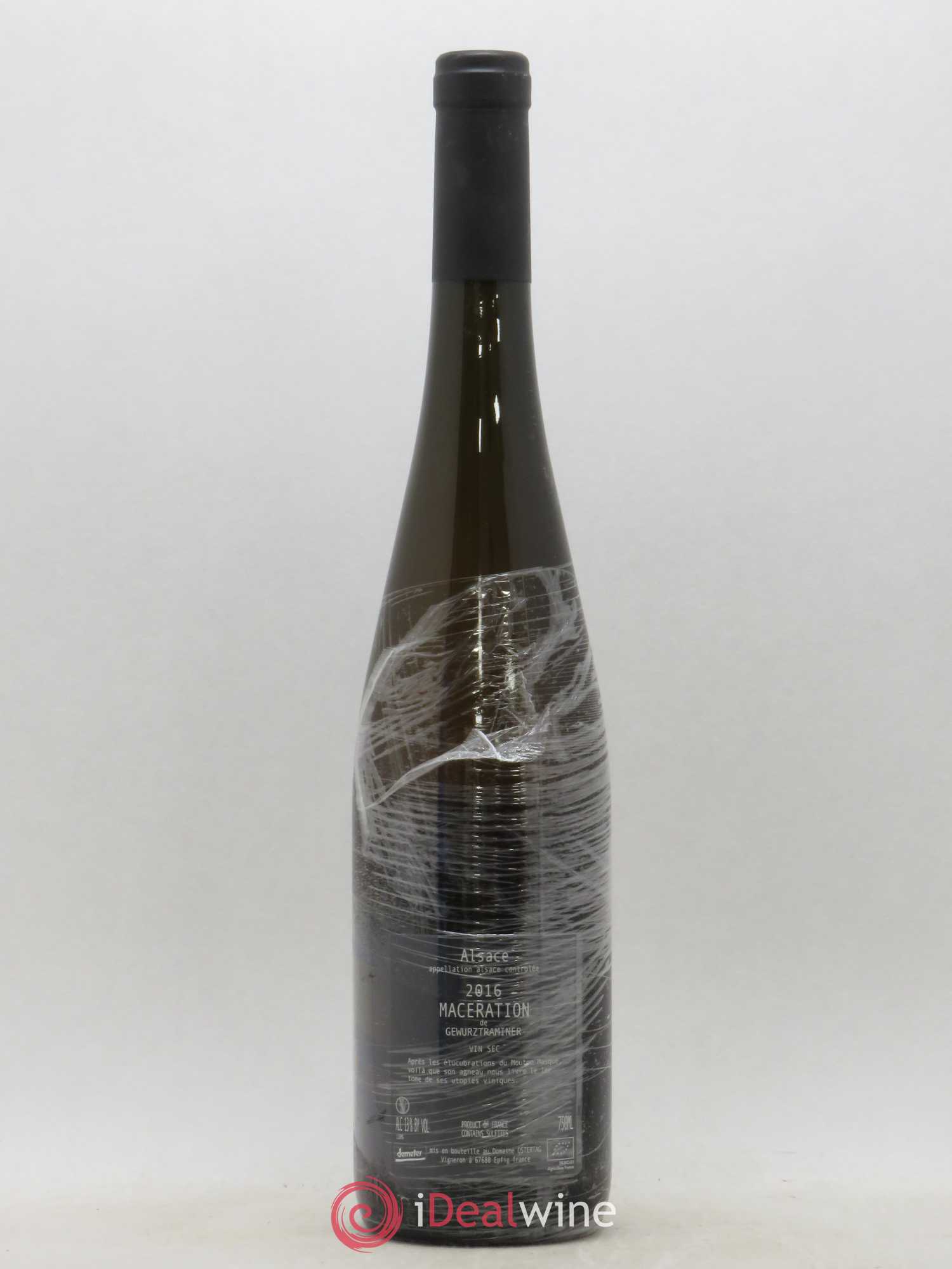 Alsace Macération de Gewurztraminer Pas sage de lAube Domaine Ostertag (sans prix de réserve) 2016 - Posten von 1 Flasche - 1