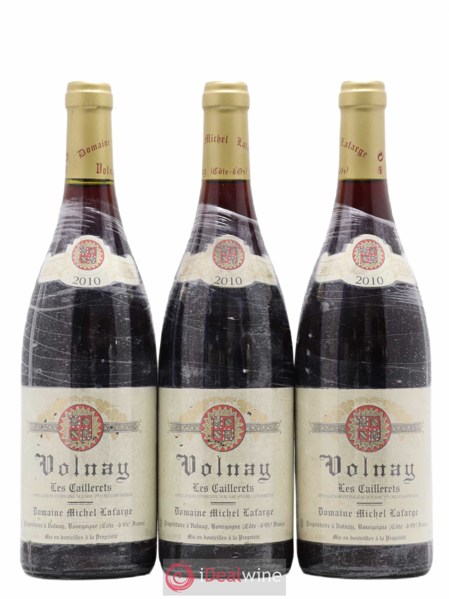 Volnay 1er Cru Les Caillerets Lafarge (Domaine) 2010 - Lot de 3 bouteilles - 0