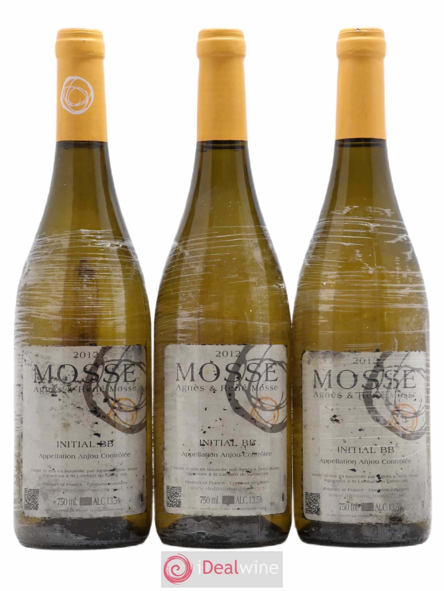 Anjou Initials BB Domaine Mosse 2012 - Posten von 3 Flaschen - 0