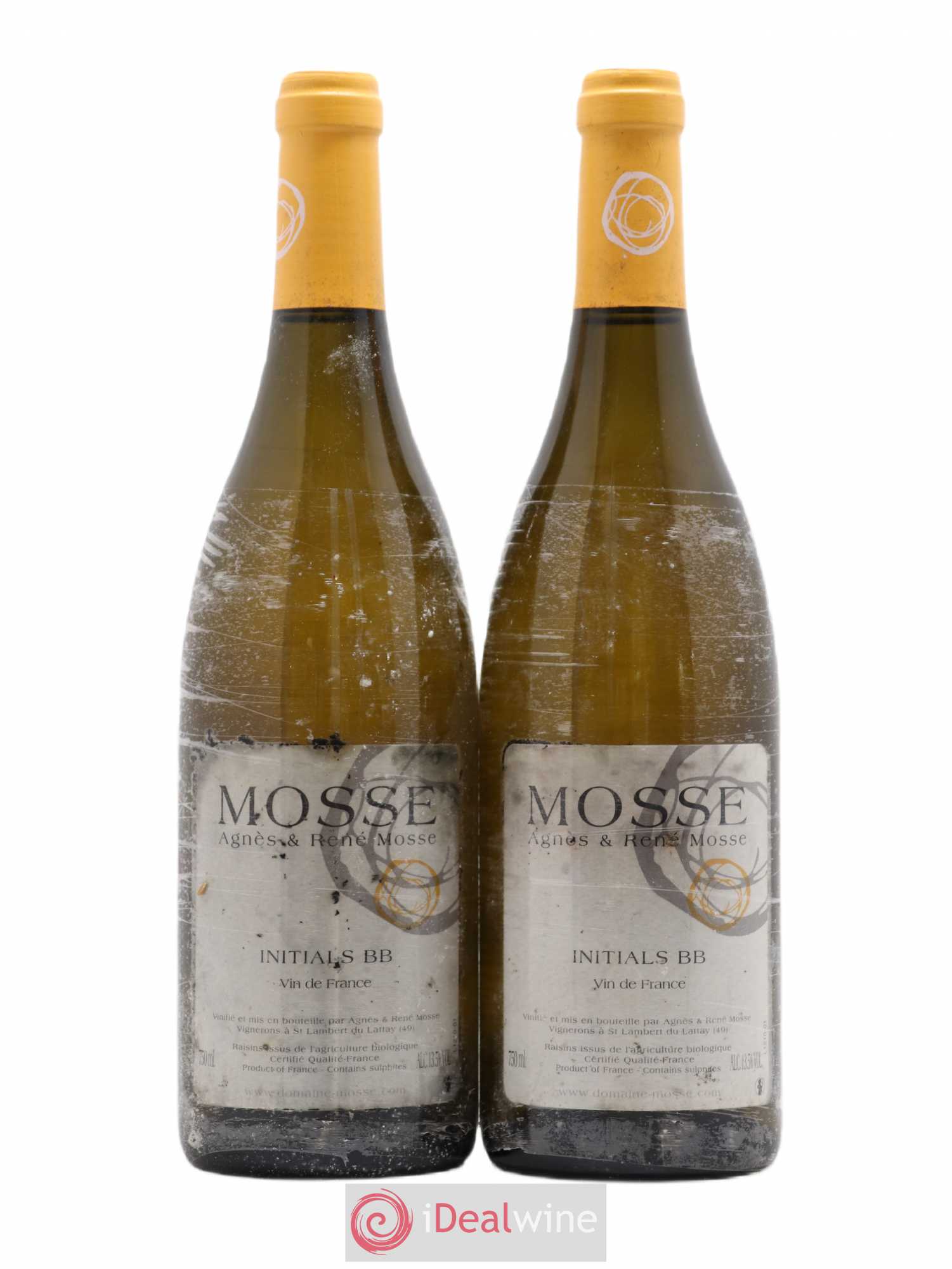 Vin de France Initials BB Domaine Mosse Présumé 2012 - Posten von 2 Flaschen - 0