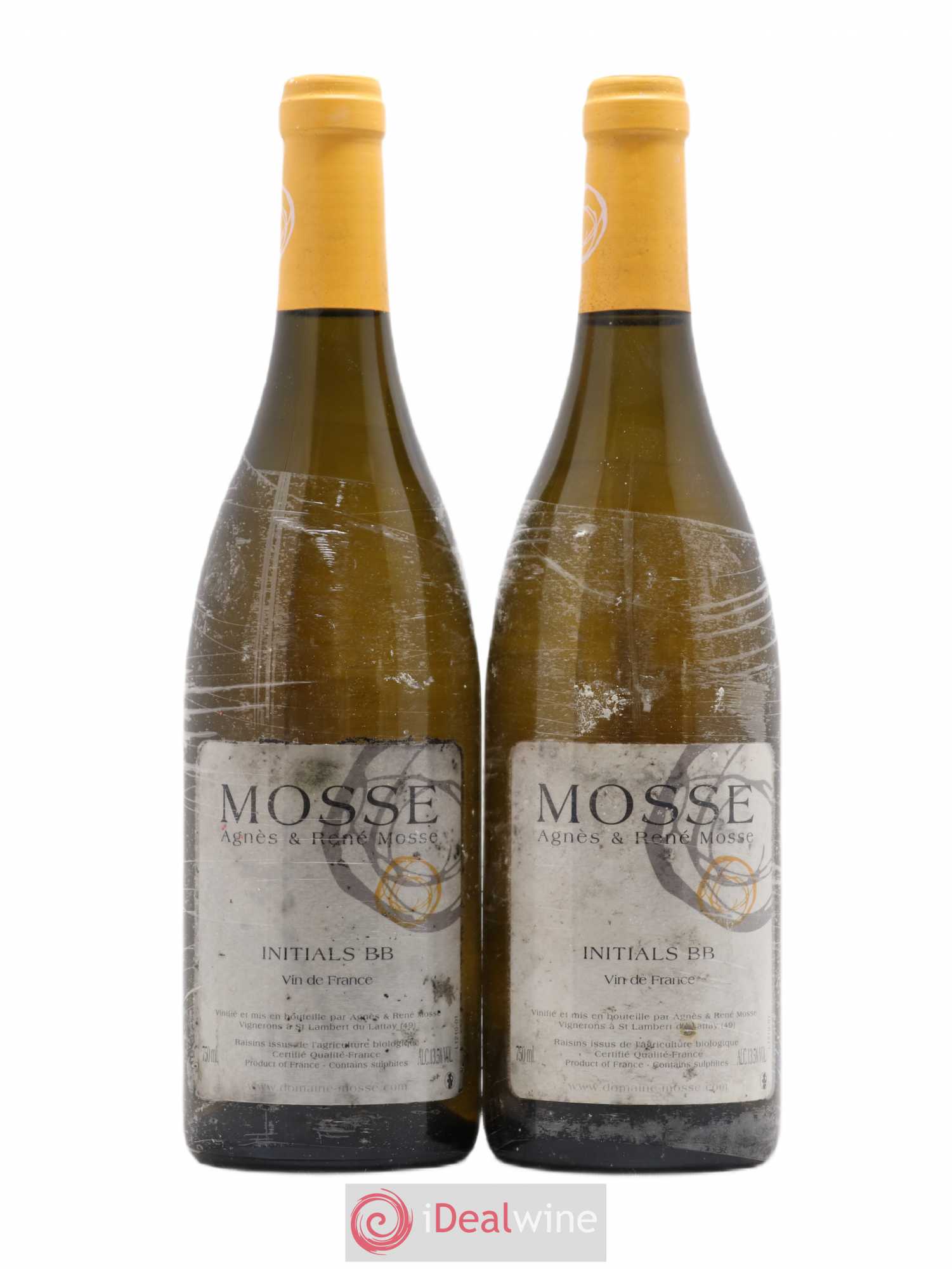 Vin de France Initials BB Domaine Mosse Présumé 2012 - Posten von 2 Flaschen - 0