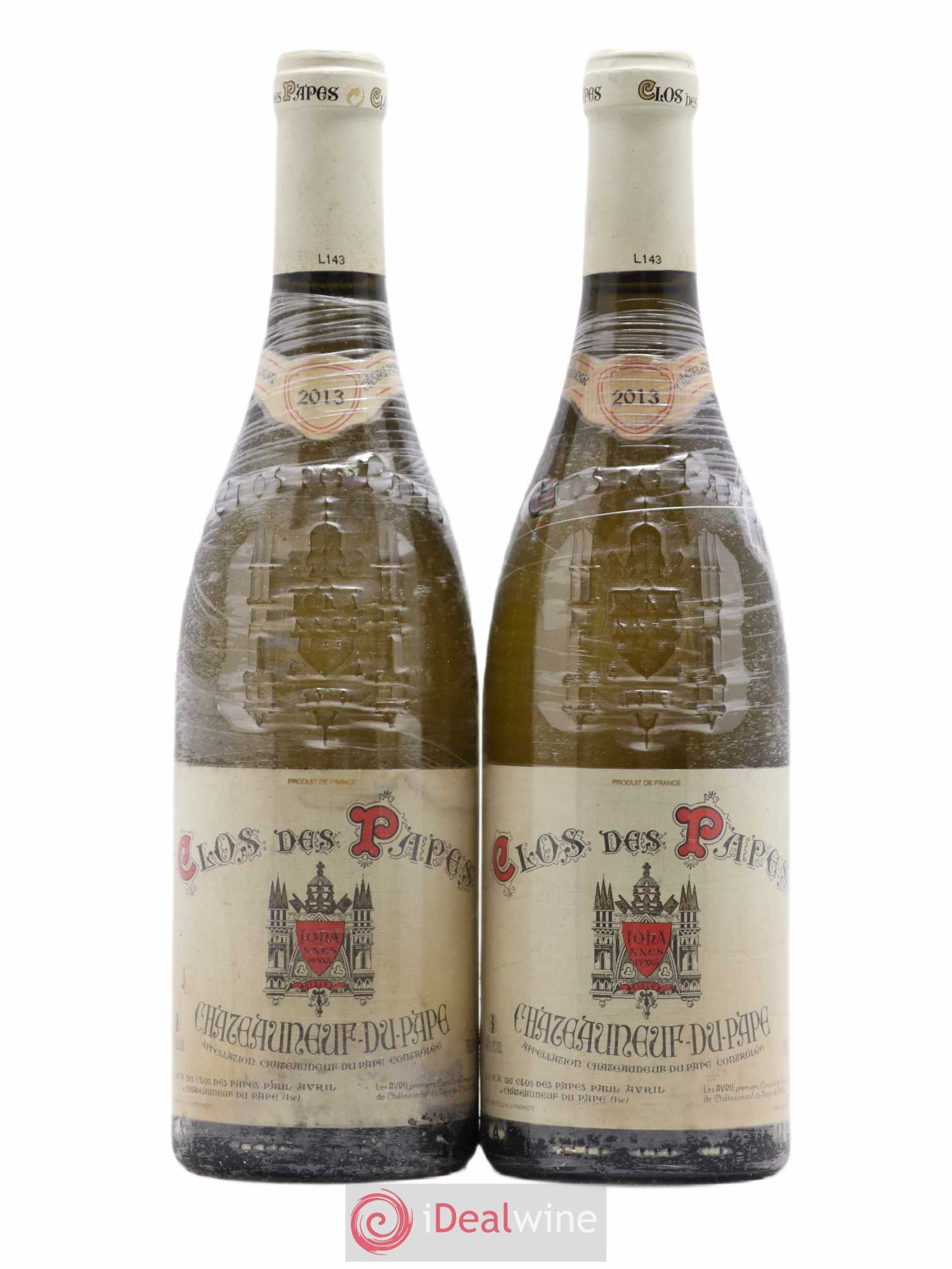 Châteauneuf-du-Pape Clos des Papes - Paul Avril 2013 - Lot de 2 bouteilles - 0