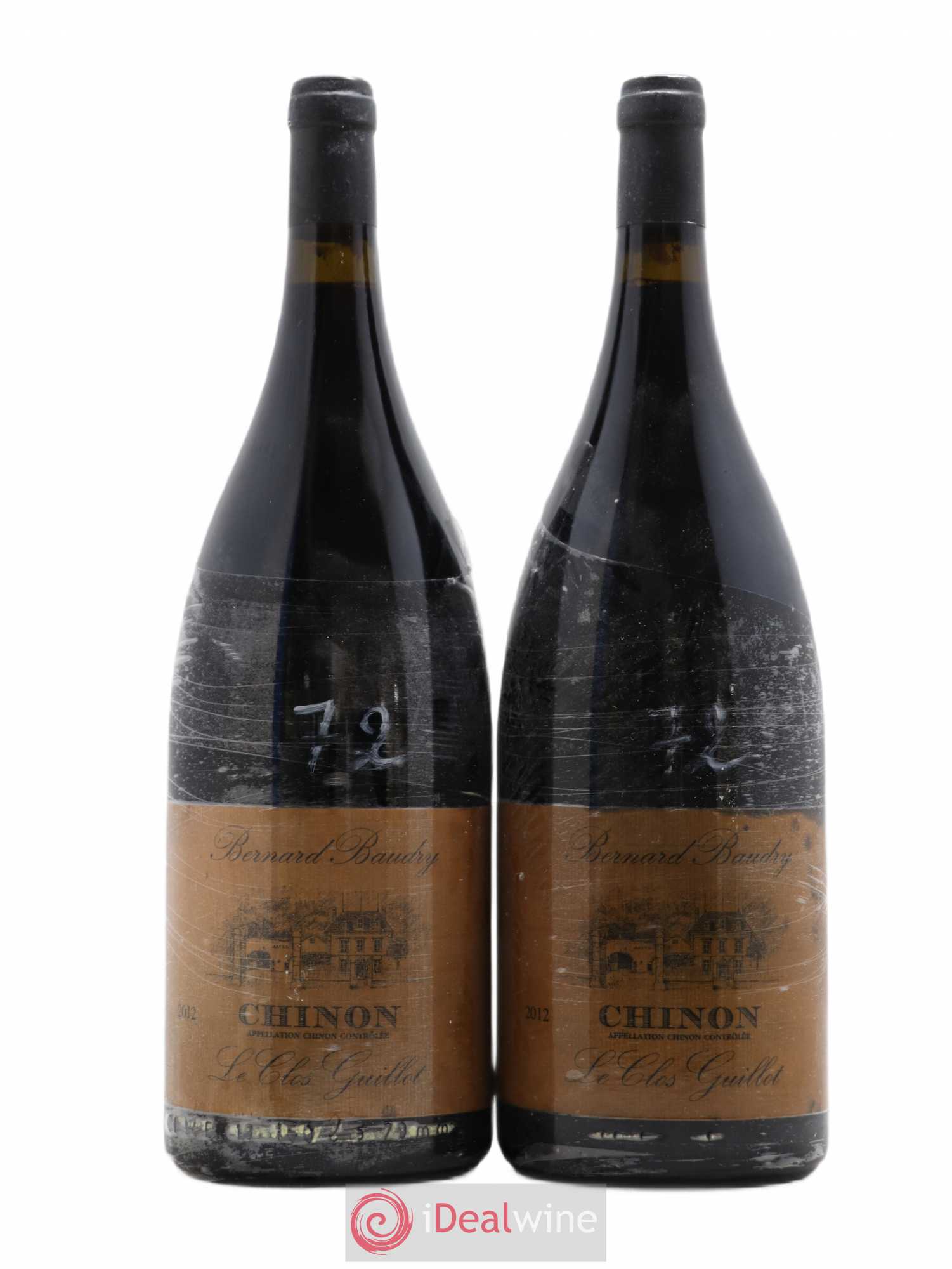 Chinon Le Clos Guillot Bernard Baudry 2012 - Lot de 2 magnums - 0