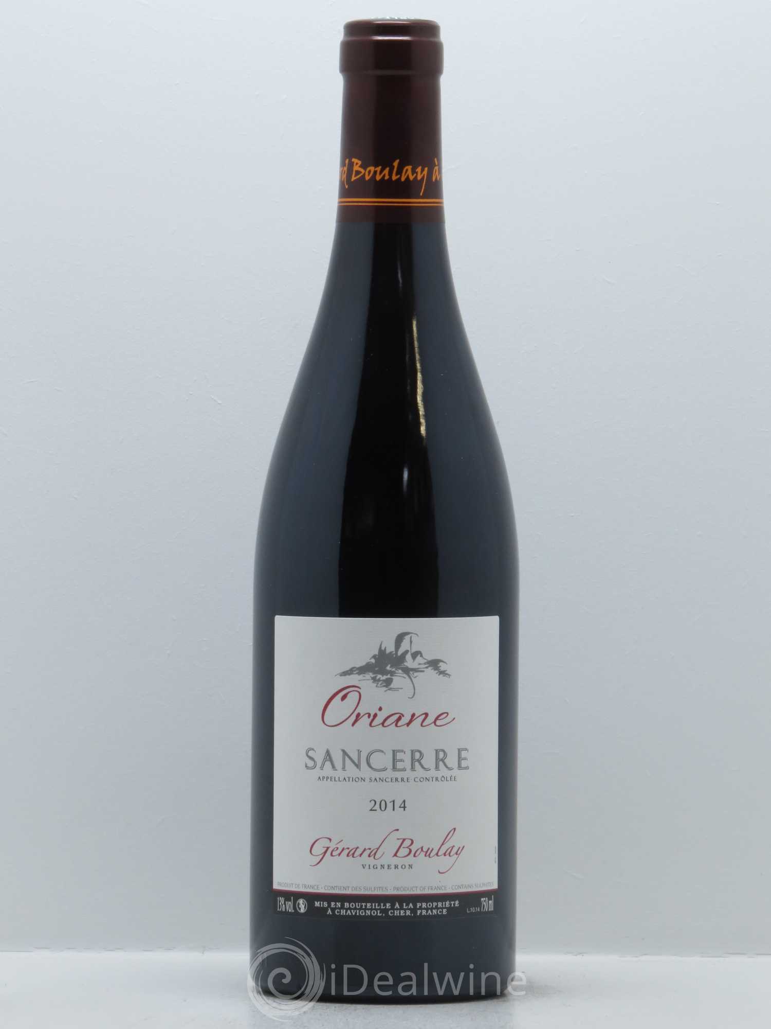 Sancerre Oriane Gérard Boulay 2014 - Lot de 1 bouteille - 0