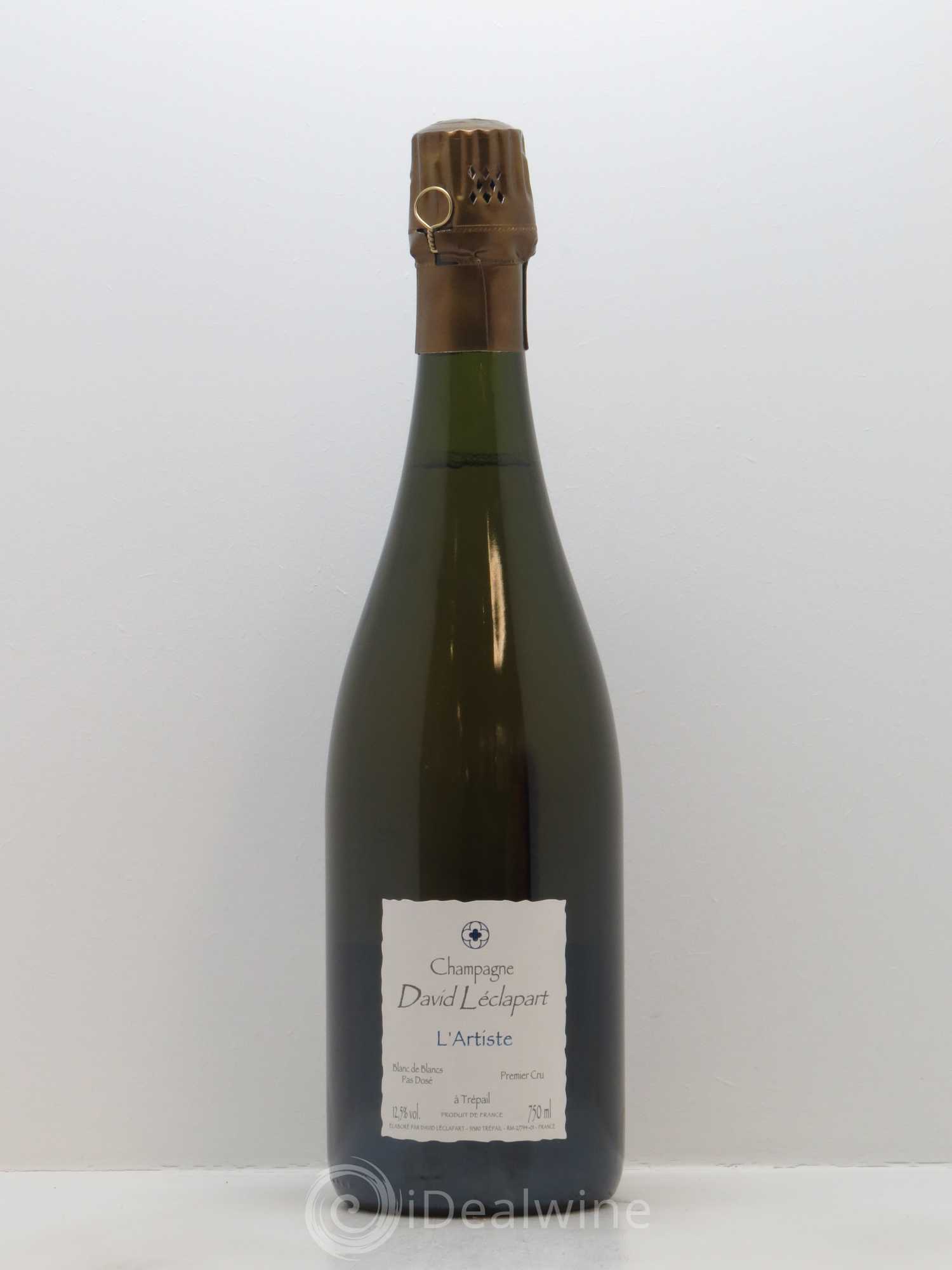 L'Artiste Blanc de Blancs 1er Cru Extra-Brut David Leclapart - Lot de 1 bouteille - 0