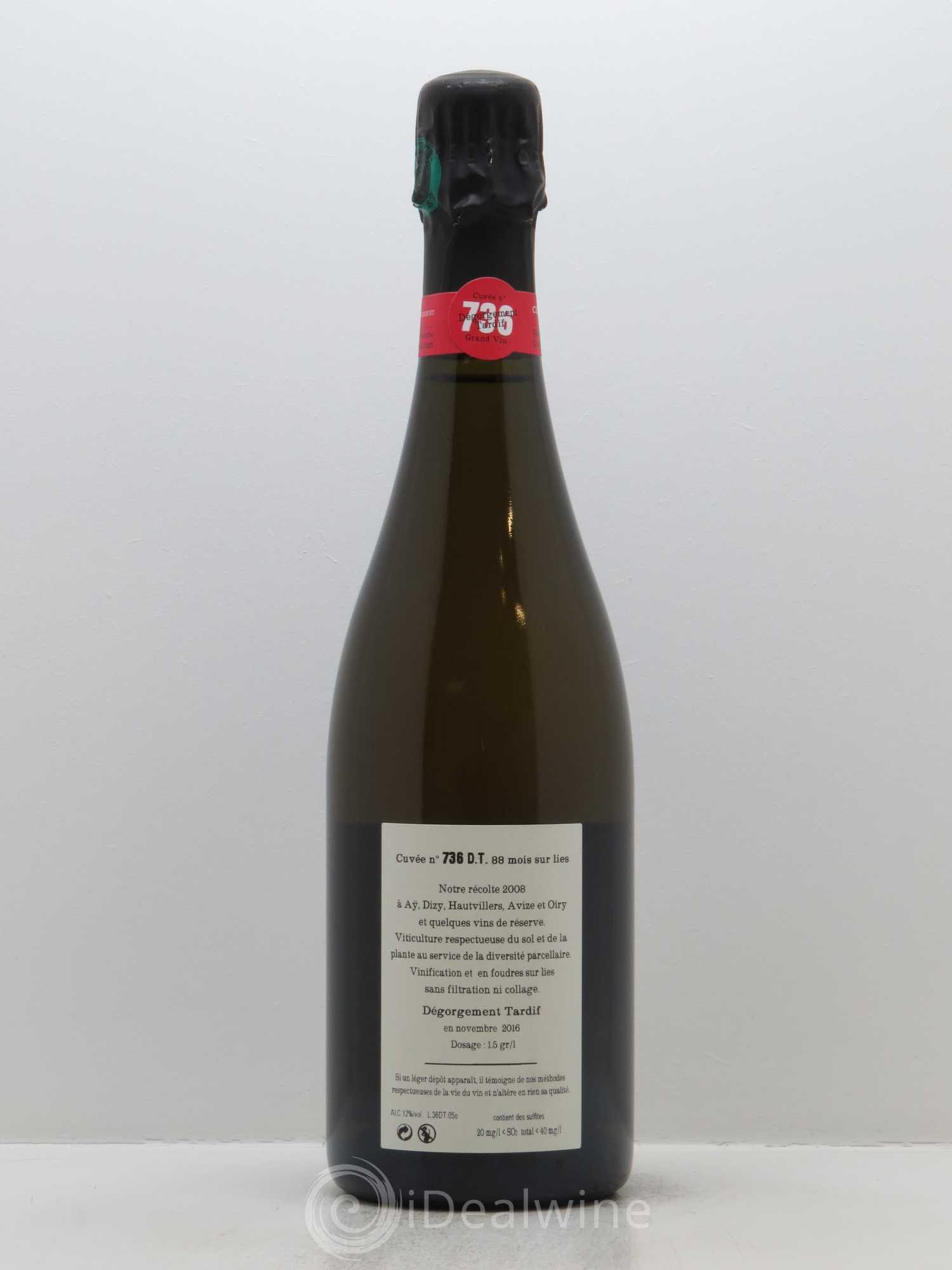 Cuvée 736 Dégorgement Tardif Extra-Brut Jacquesson - Lot de 1 bouteille - 1