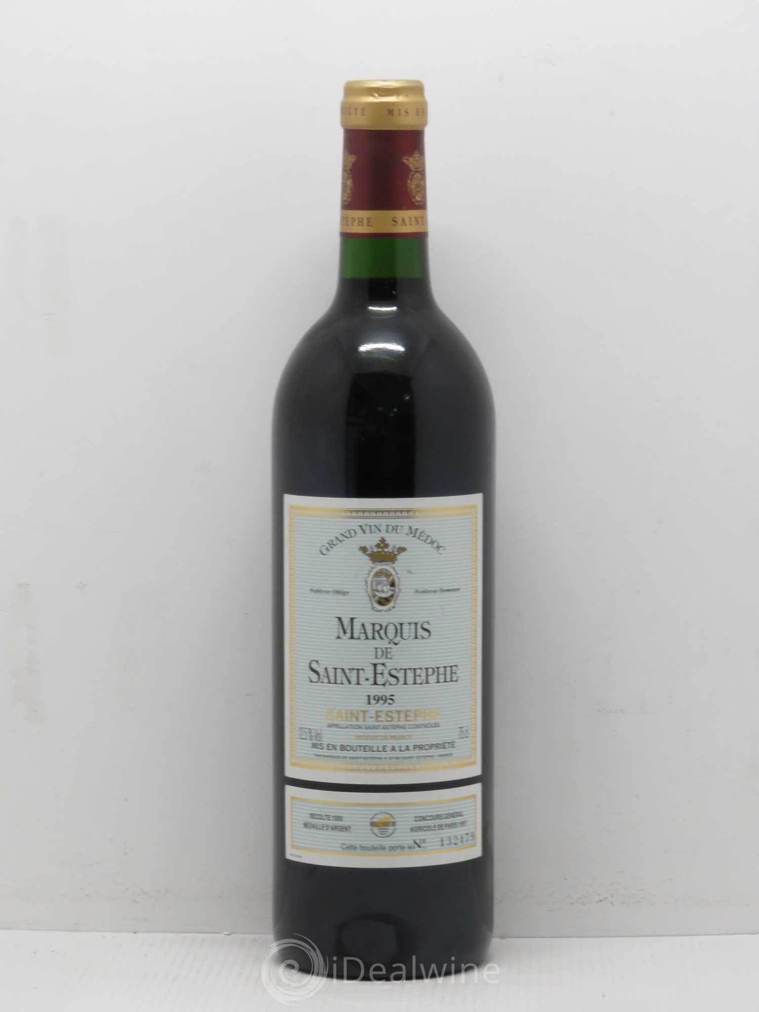 Marquis de Saint Estèphe 1995 - Lot de 1 bouteille - 0