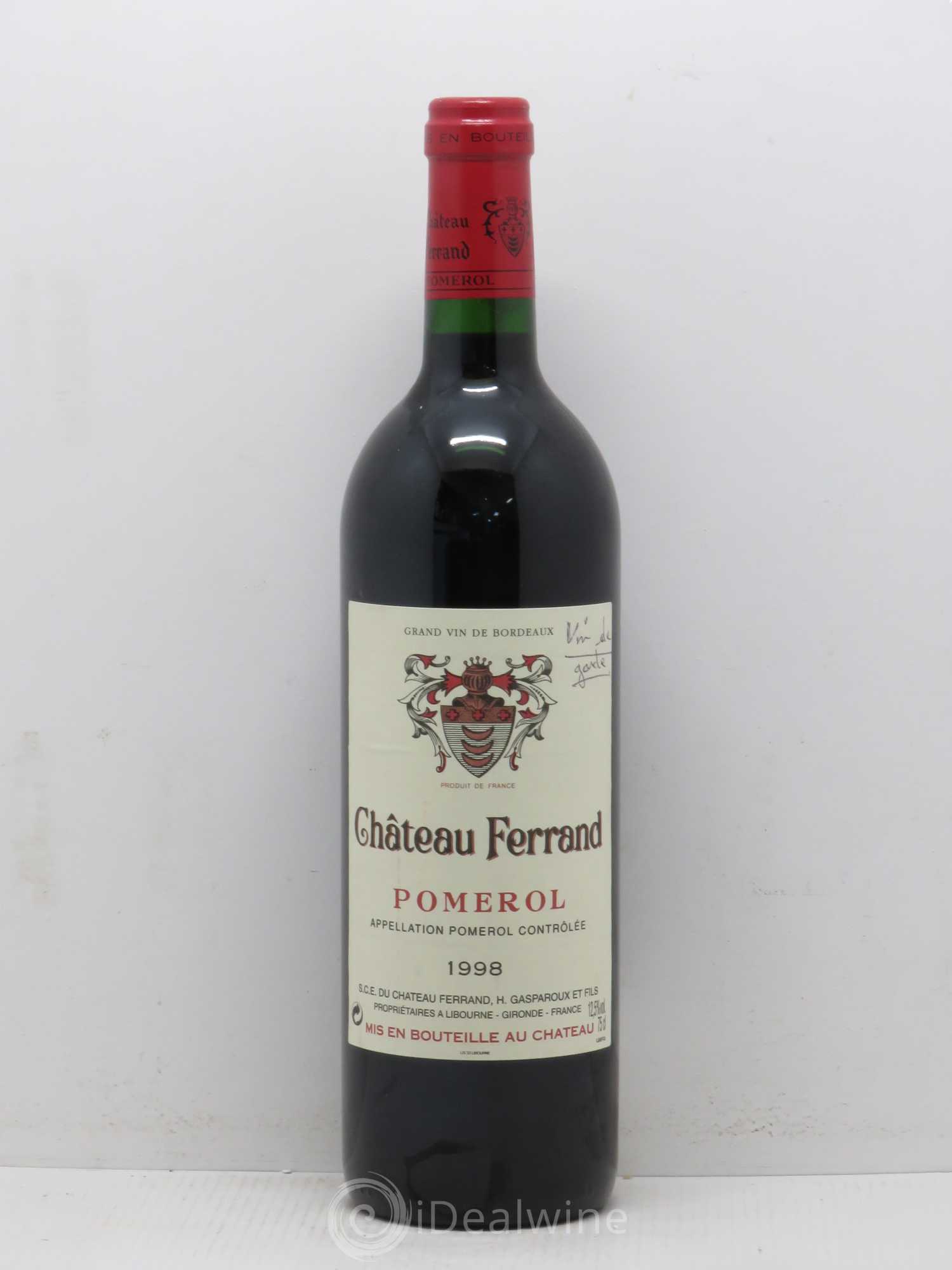 Château Ferrand 1998 - Posten von 1 Flasche - 0