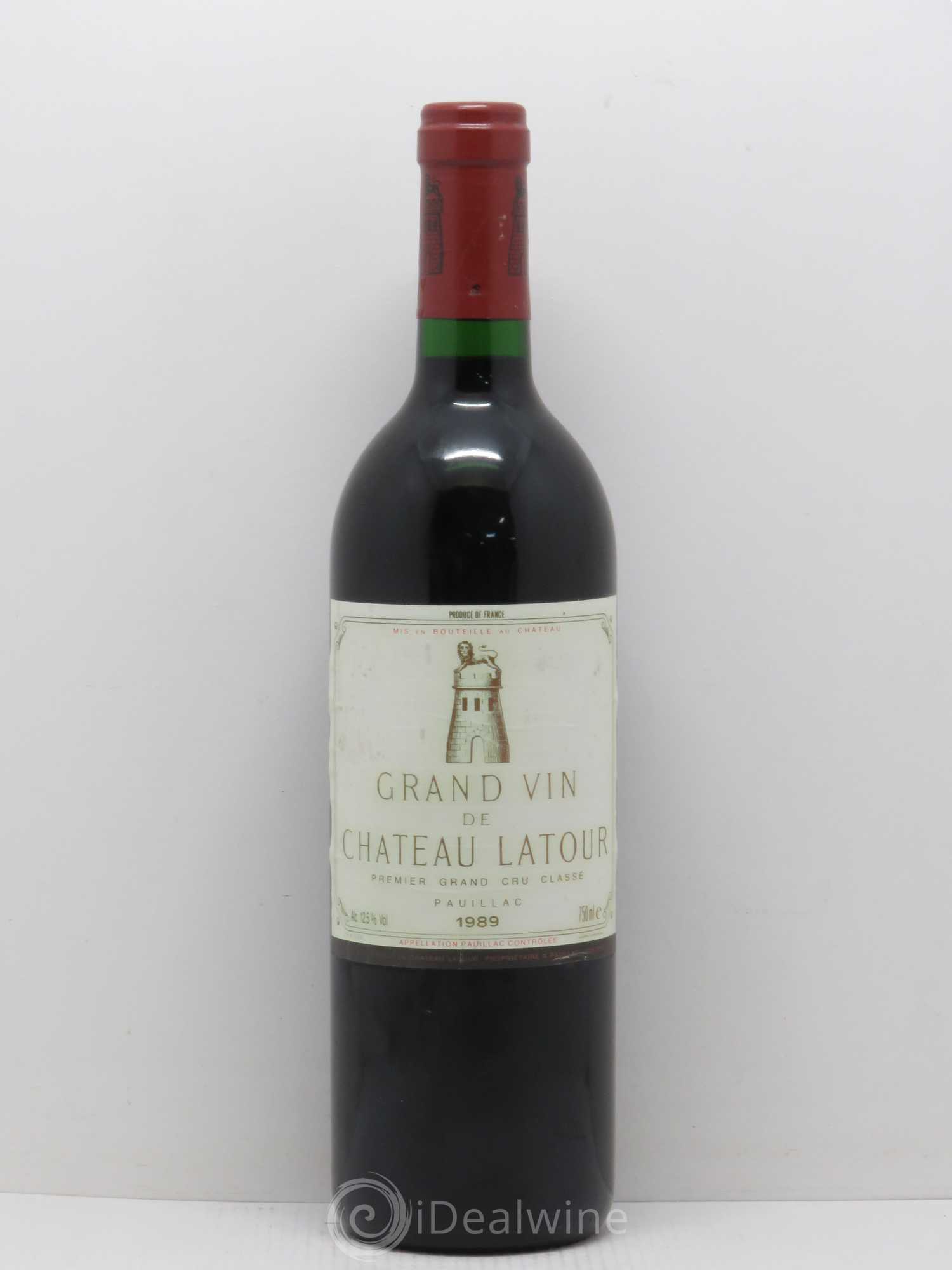 Château Latour 1er Grand Cru Classé 1989 - Lot de 1 bouteille - 0