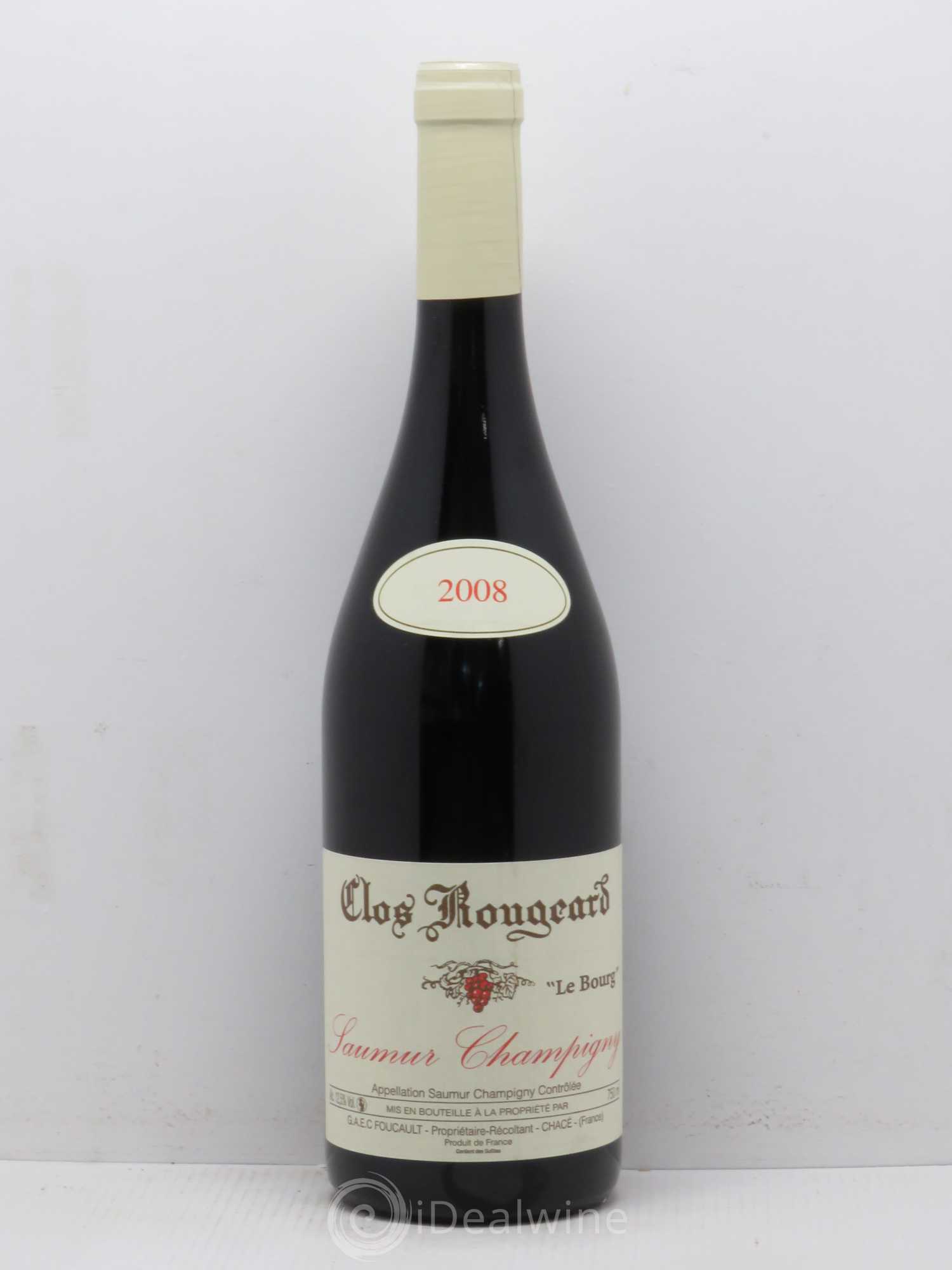Saumur-Champigny Le Bourg Clos Rougeard 2008 - Lot de 1 bouteille - 0