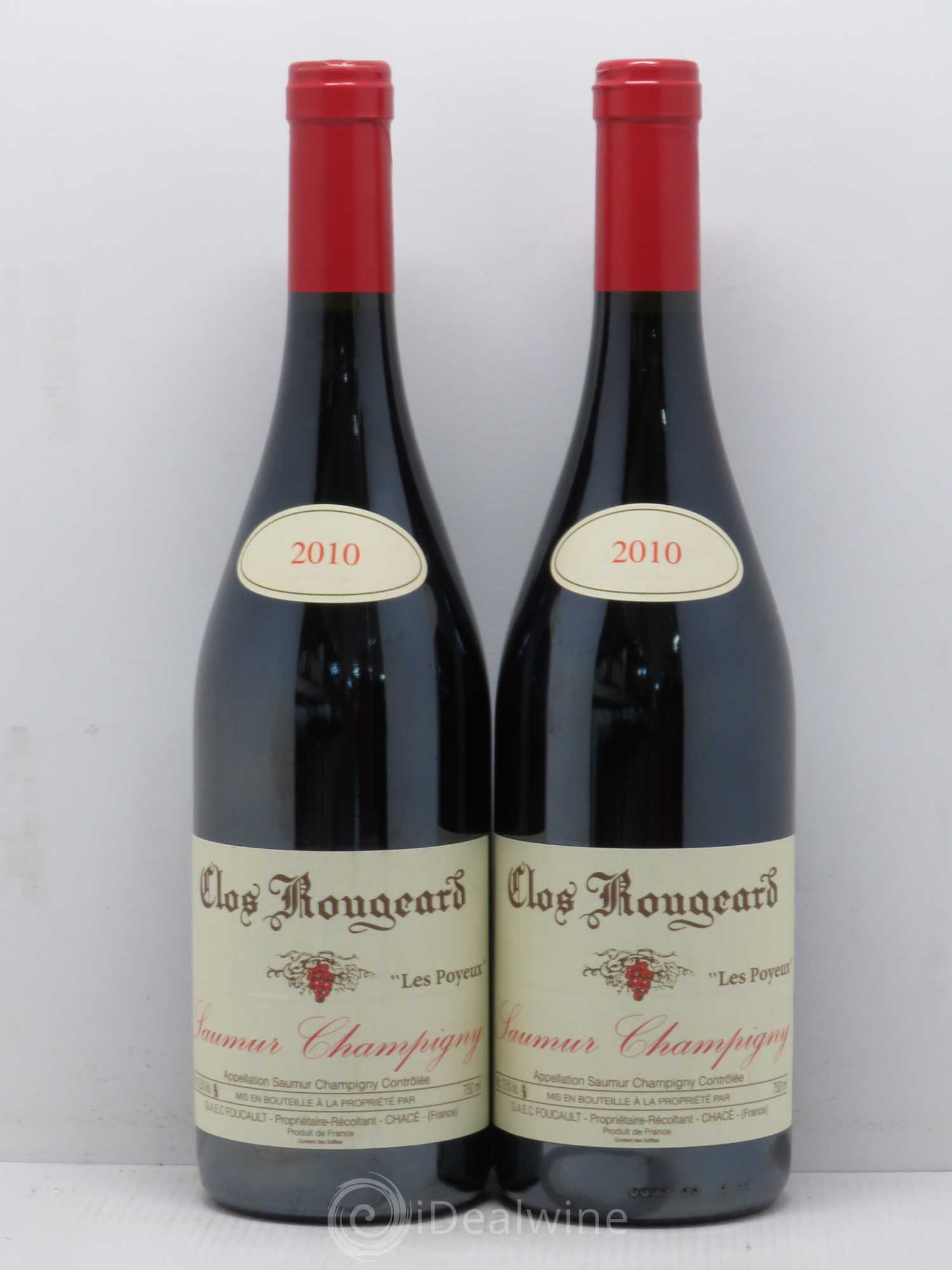Saumur-Champigny Les Poyeux Clos Rougeard 2010 - Lot de 2 bouteilles - 0