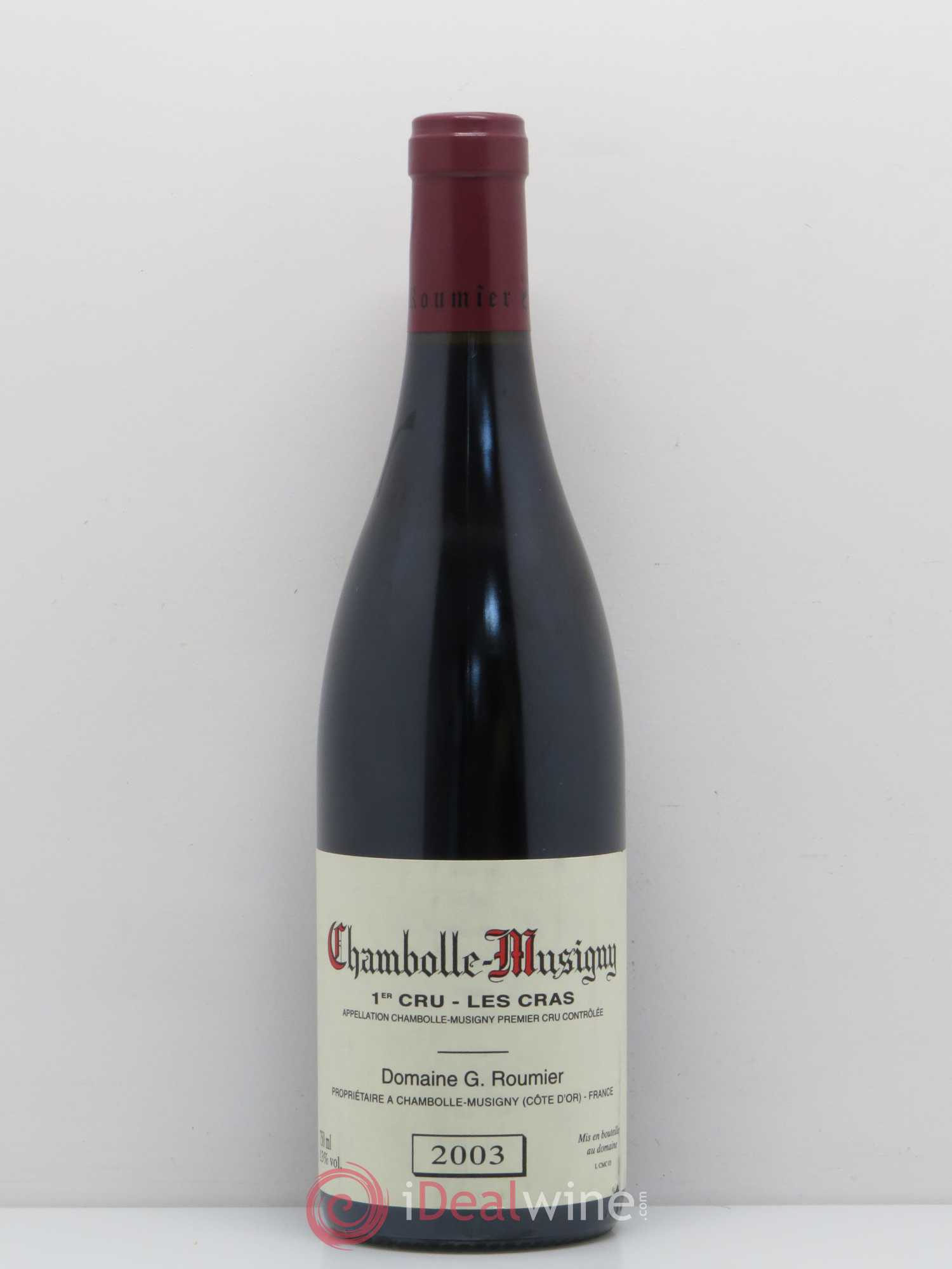 Chambolle-Musigny 1er Cru Les Cras Georges Roumier (Domaine) 2003 - Lot de 1 bouteille - 0