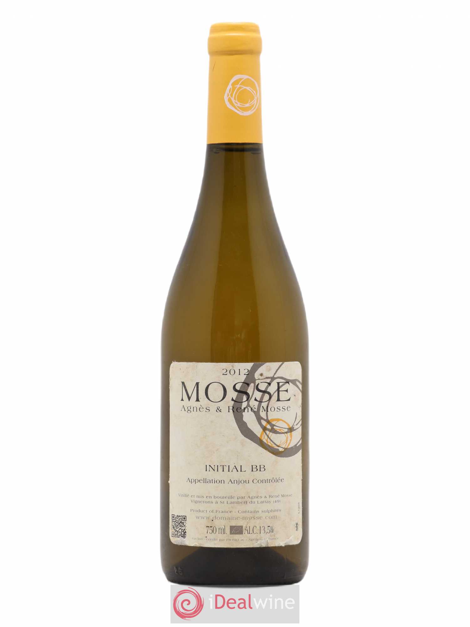 Anjou Initial BB Agnès et René Mosse 2012 - Posten von 1 Flasche - 0