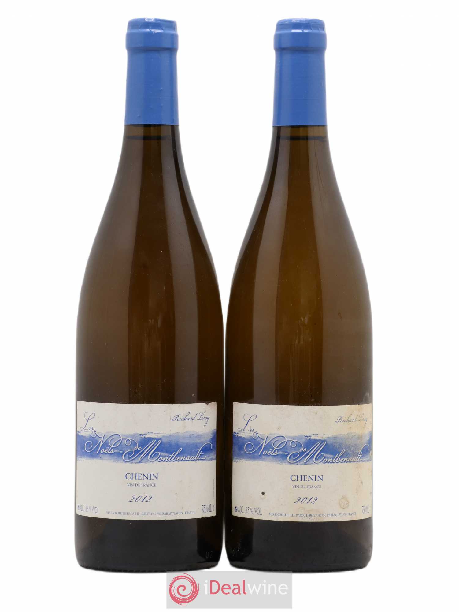 Vin de France Les Noëls de Montbenault Richard Leroy 2012 - Lot de 2 bouteilles - 0