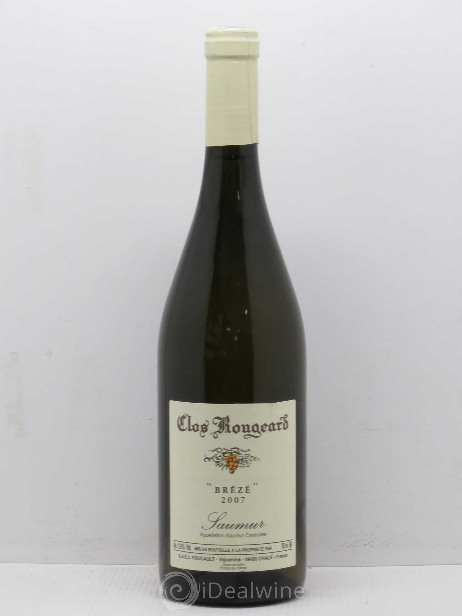 Saumur Brézé Clos Rougeard 2007 - Lot de 1 bouteille - 0
