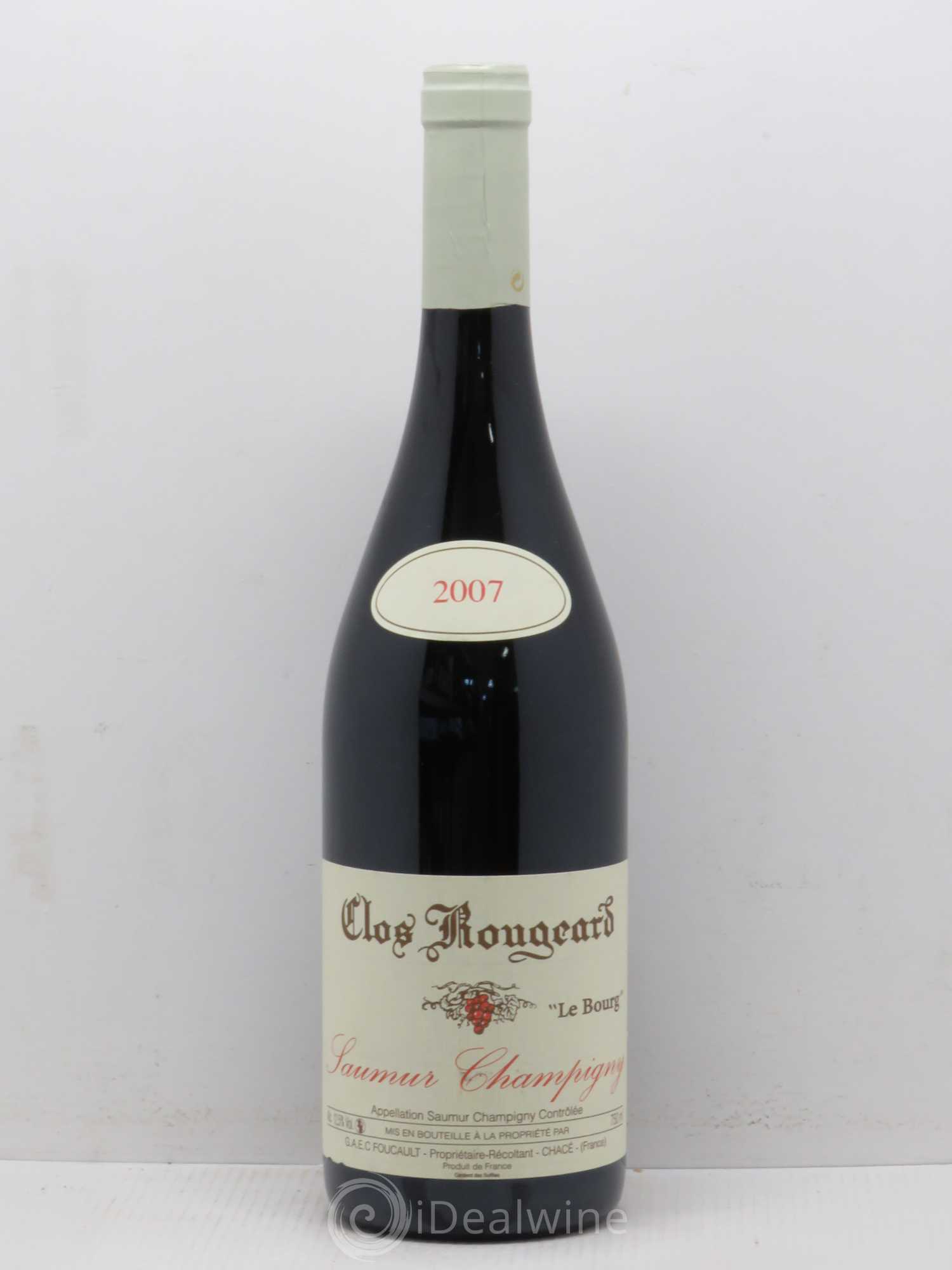 Saumur-Champigny Le Bourg Clos Rougeard 2007 - Lot de 1 bouteille - 0