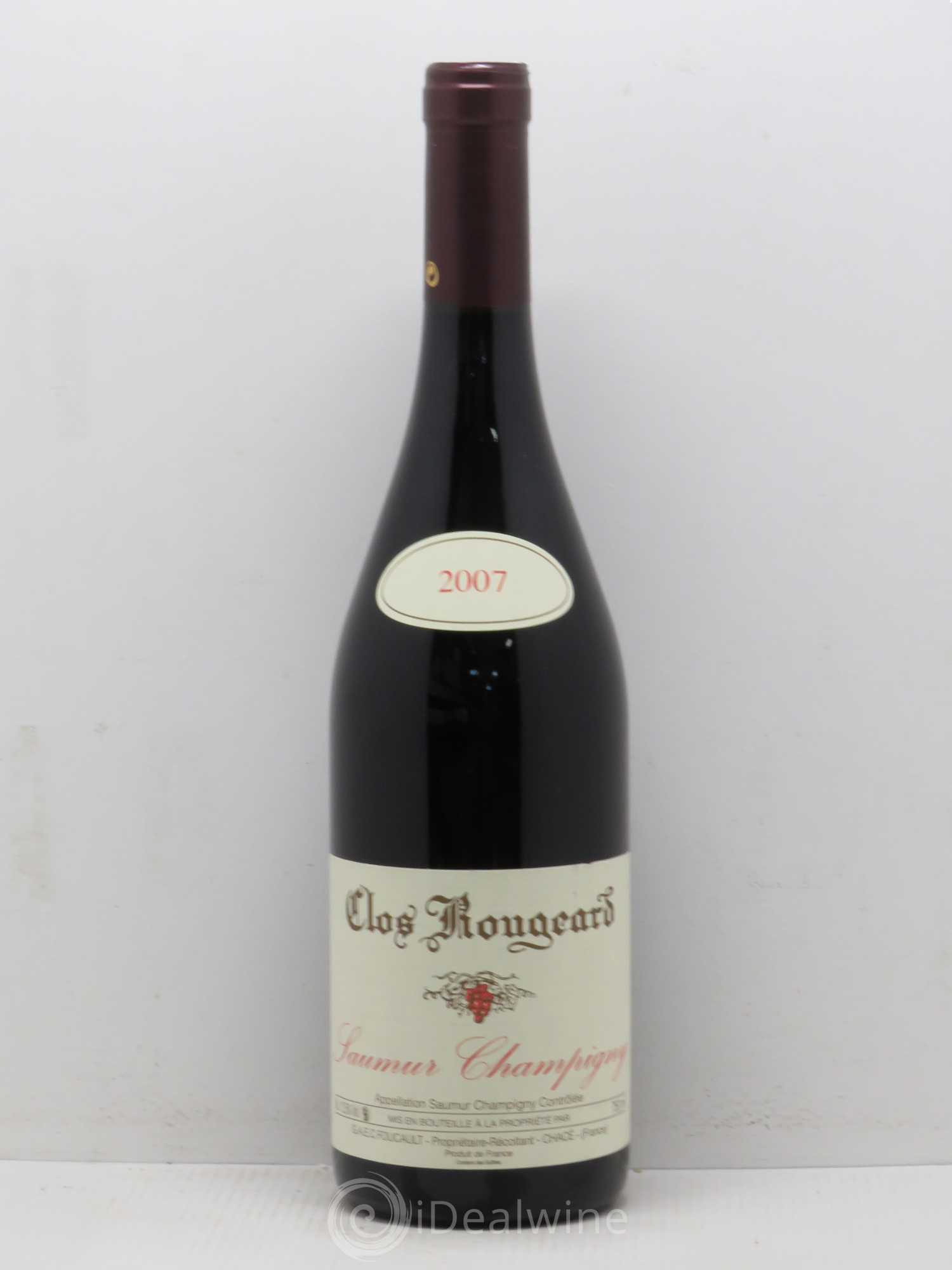 Saumur-Champigny Clos Rougeard 2007 - Lot de 1 bouteille - 0