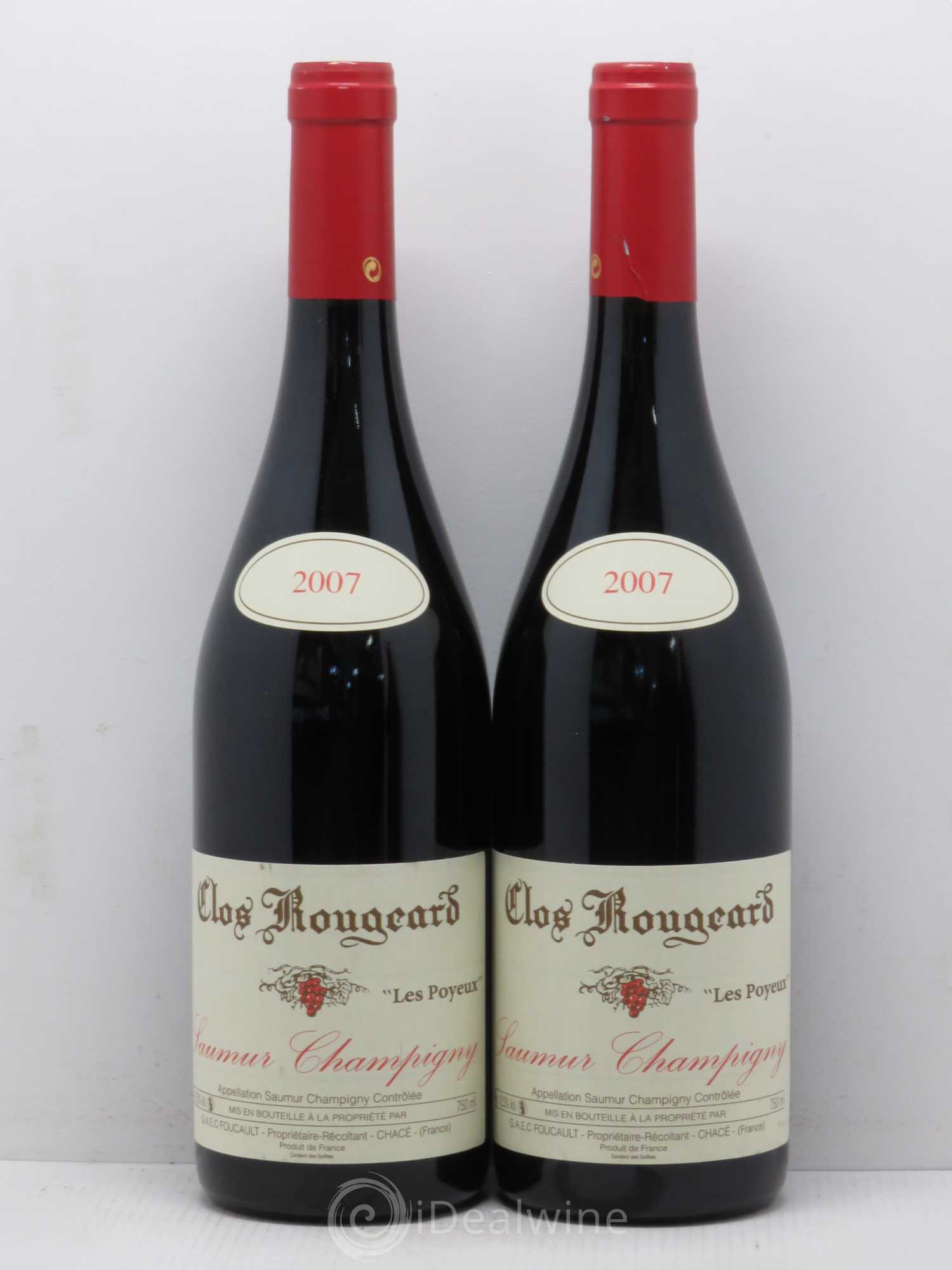 Saumur-Champigny Les Poyeux Clos Rougeard 2007 - Lot de 2 bouteilles - 0