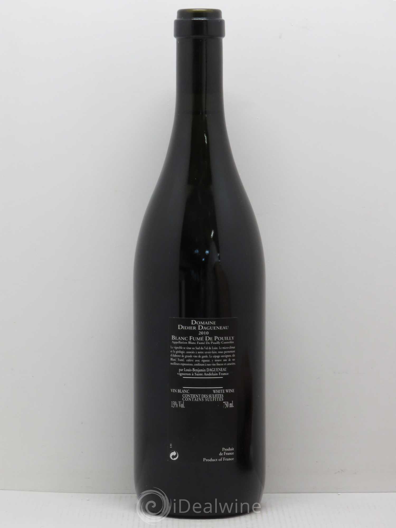 Vin de France (anciennement Pouilly-Fumé) Silex Dagueneau (Domaine Didier - Louis-Benjamin) 2010 - Lot de 1 bouteille - 1