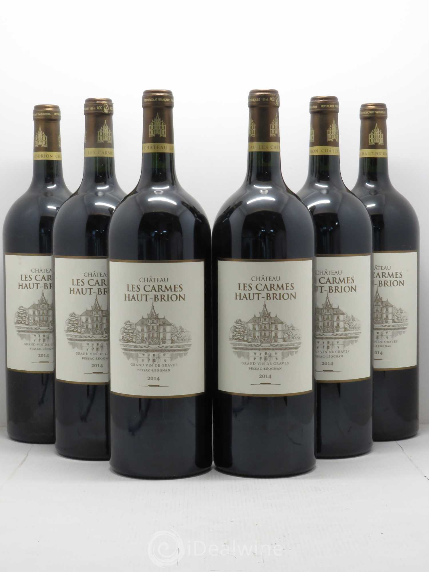 Château Les Carmes Haut-Brion 2014 - Lot de 6 magnums - 0