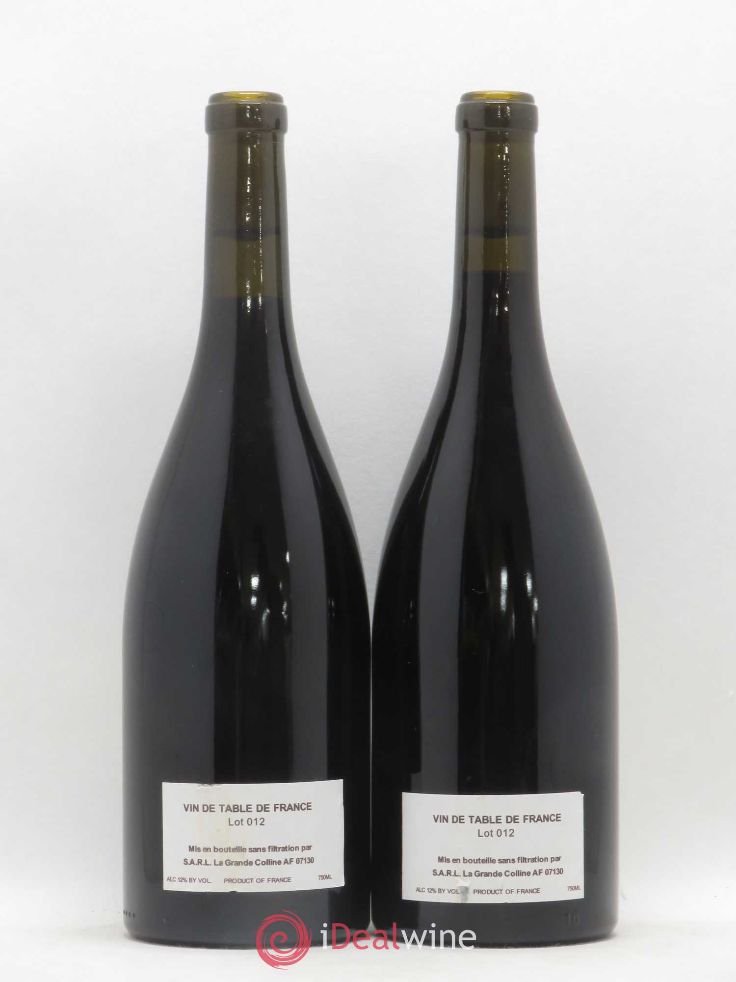 Vin de France (Ex Cornas) Hirotake Ooka - Domaine La Grande Colline 2012 - Lot de 2 bouteilles - 1