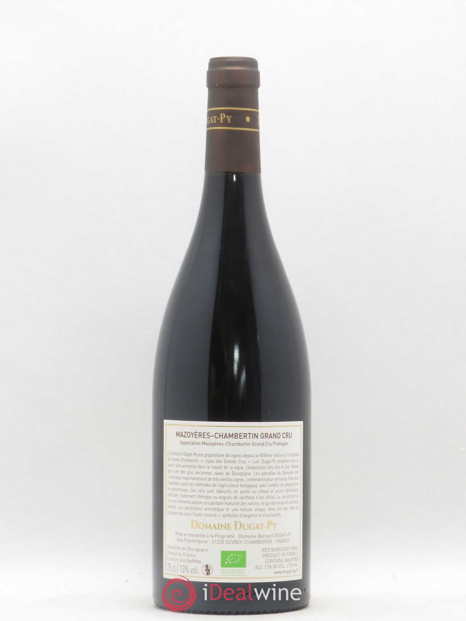 Mazoyères-Chambertin Grand Cru Dugat-Py 2017 - Lot de 1 bouteille - 1