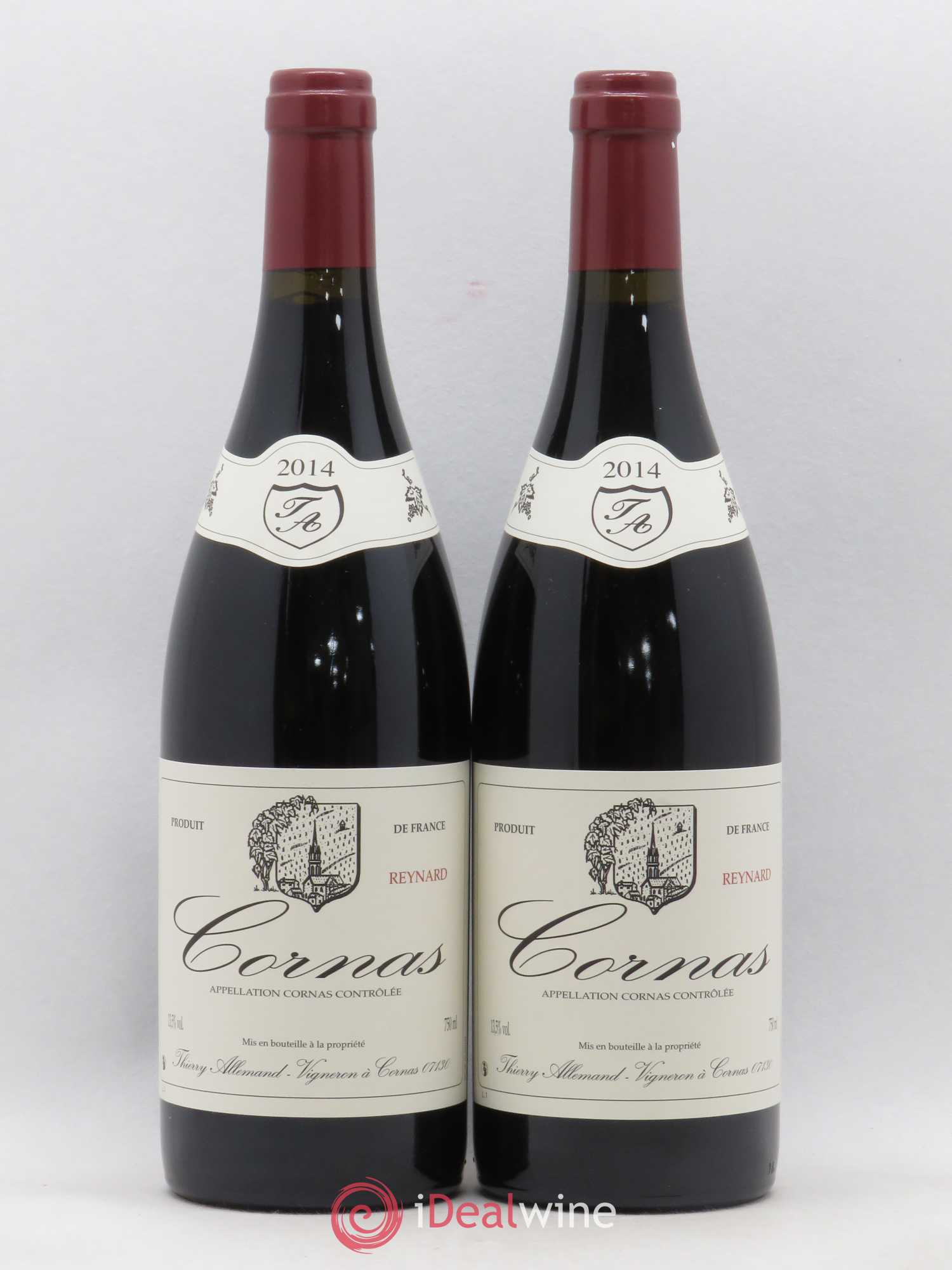 Cornas Reynard Thierry Allemand 2014 - Lot de 2 bouteilles - 0