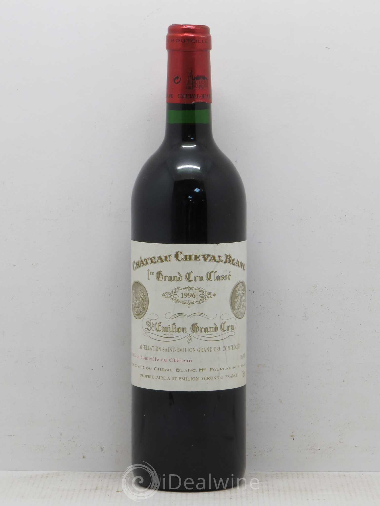 Château Cheval Blanc 1er Grand Cru Classé A 1996 - Lot de 1 bouteille - 0