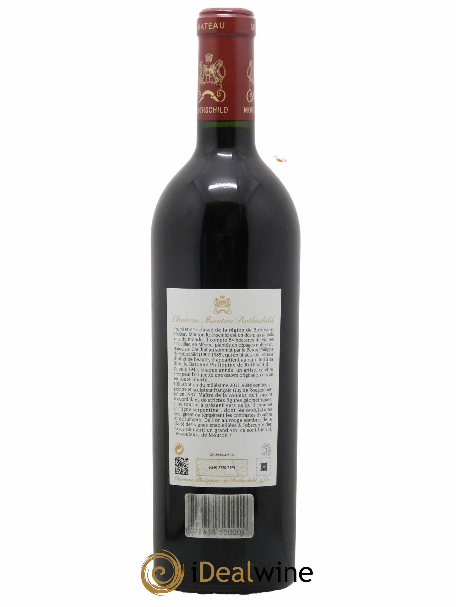 Château Mouton Rothschild 1er Grand Cru Classé 2011 - Lot of 1 bottle - 1