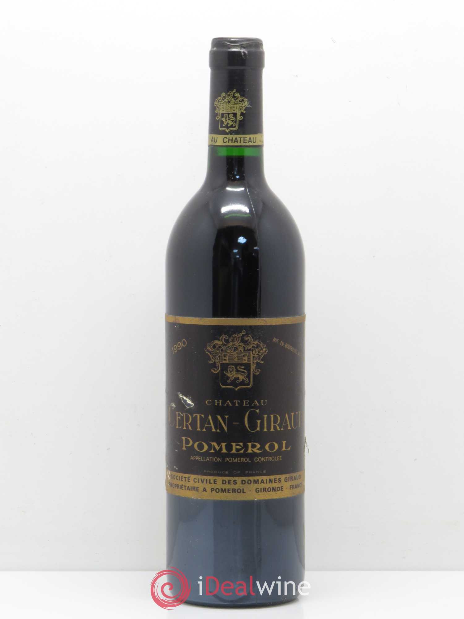 Château Certan Giraud 1990 - Lot de 1 bouteille - 0