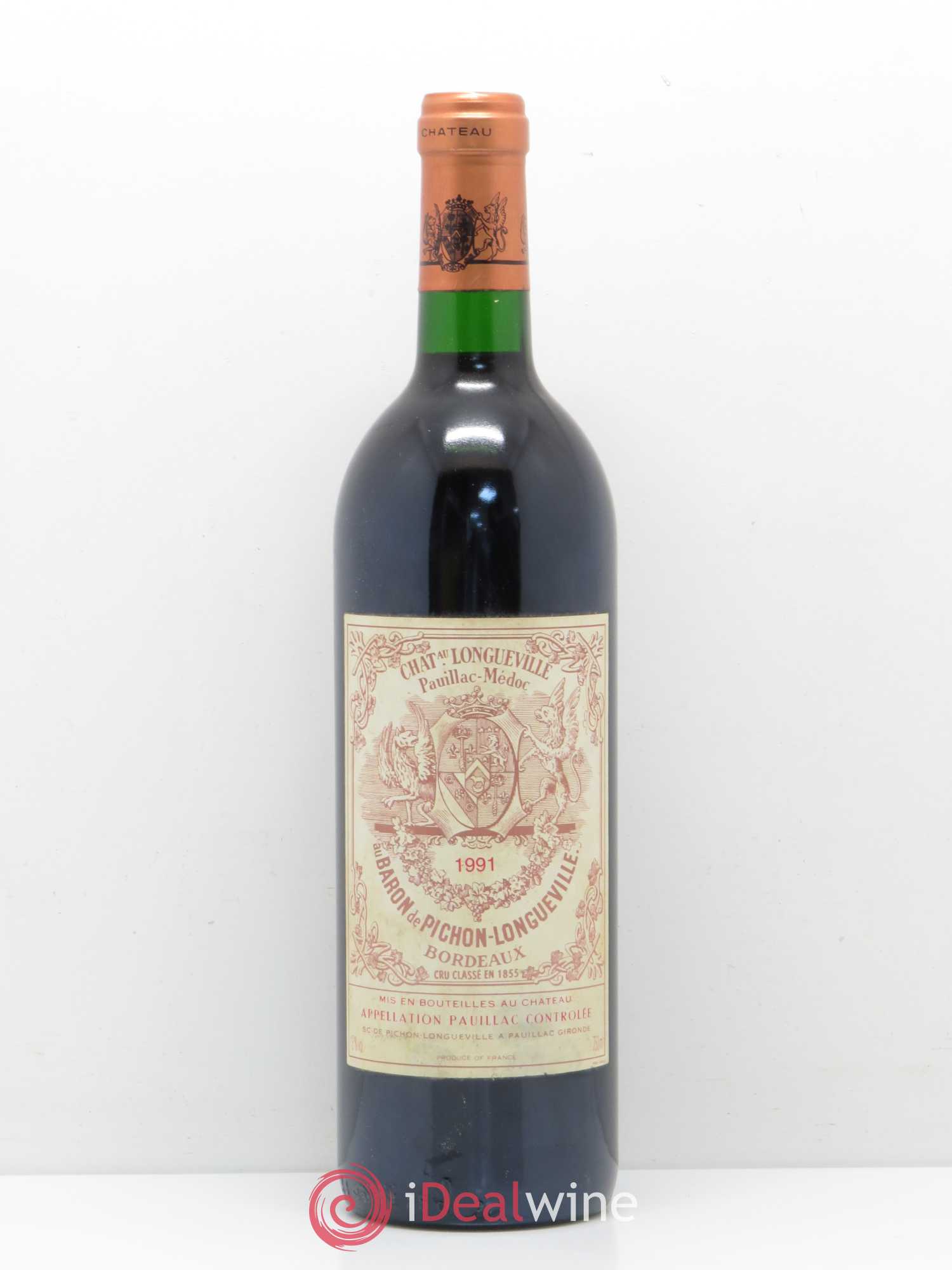Pichon Longueville Baron 2ème Grand Cru Classé 1991 - Lot de 1 bouteille - 0
