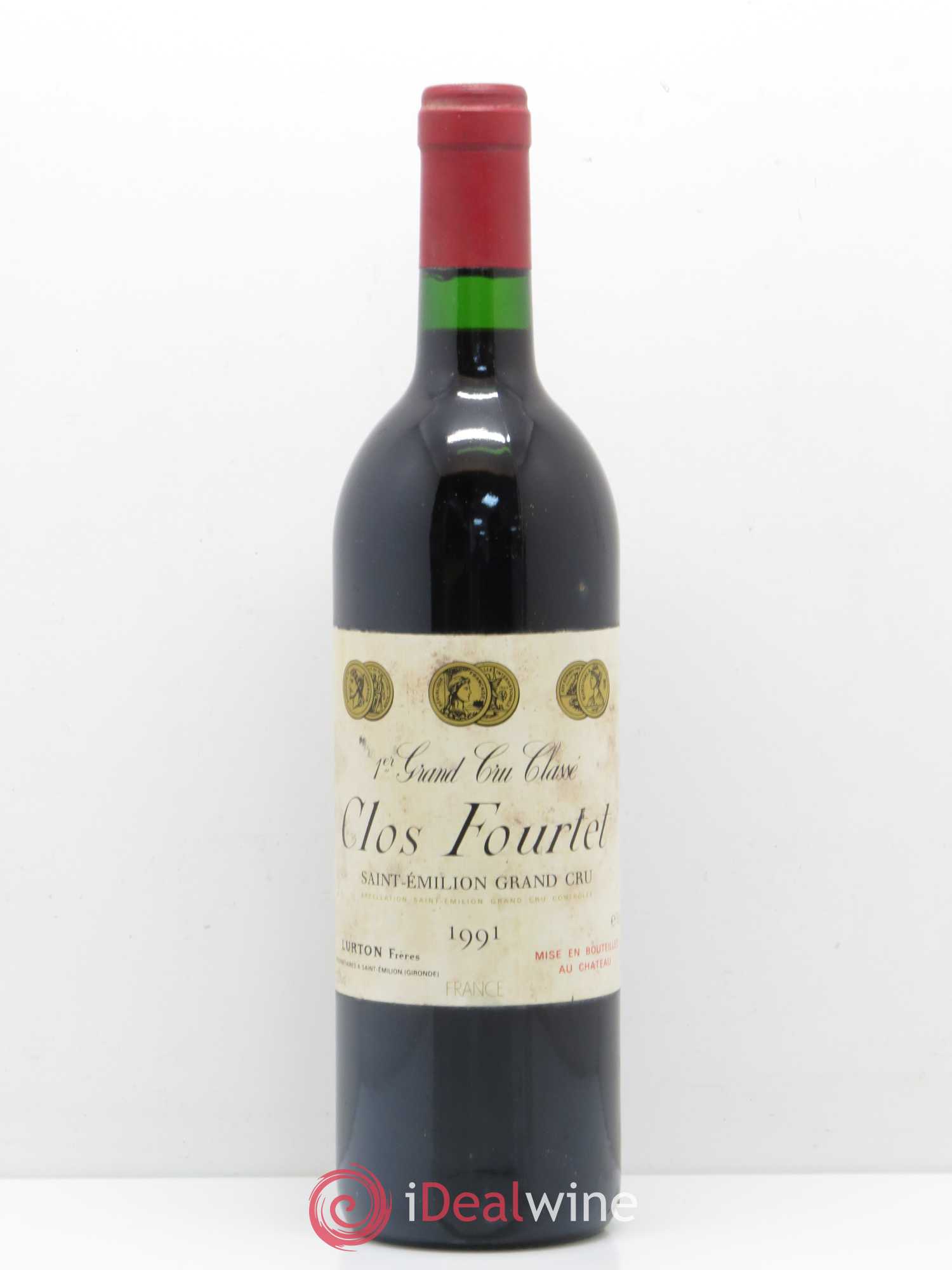 Clos Fourtet 1er Grand Cru Classé B 1991 - Lot de 1 bouteille - 0