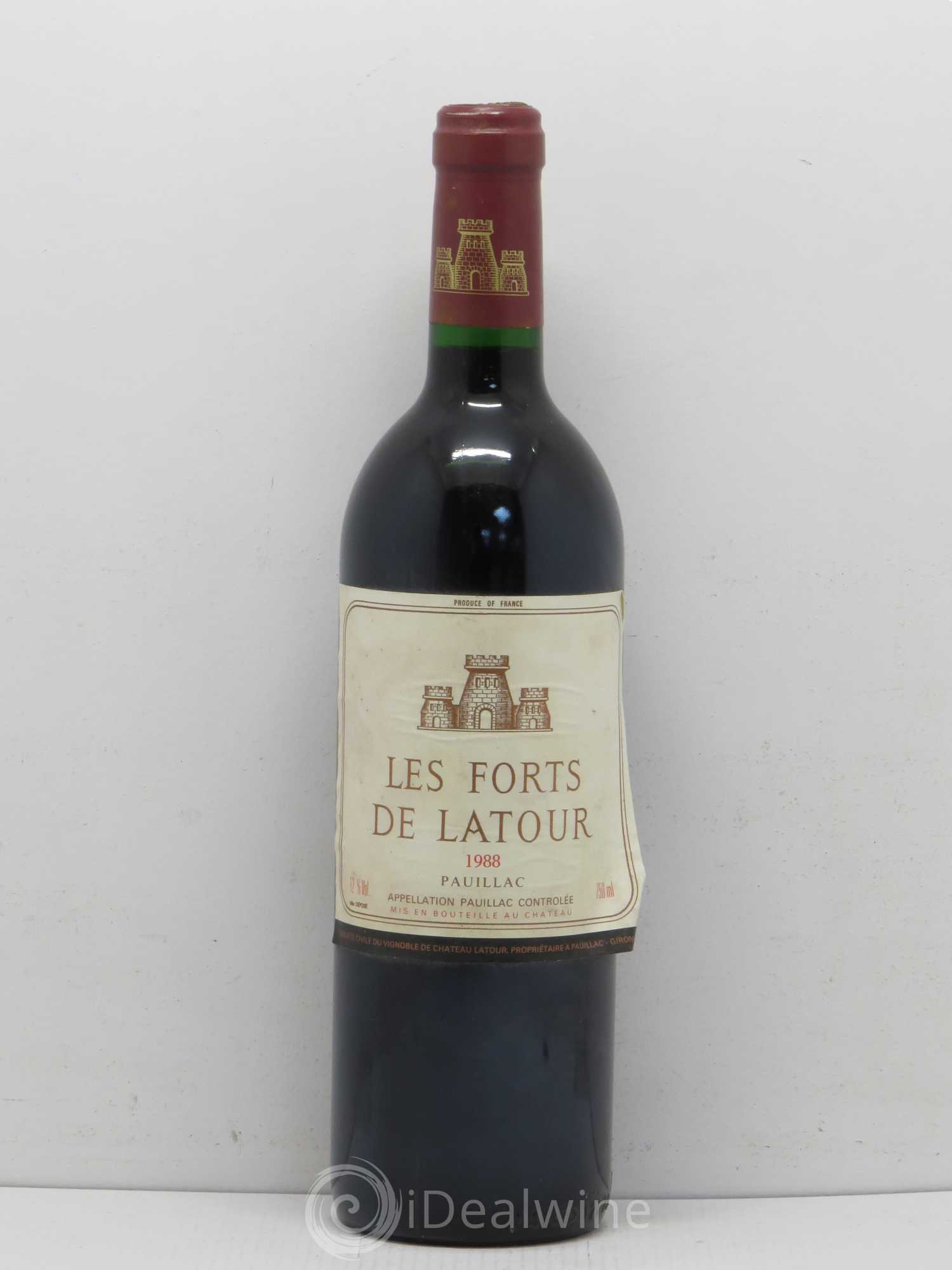 Les Forts de Latour Second Vin 1988 - Lot de 1 bouteille - 0