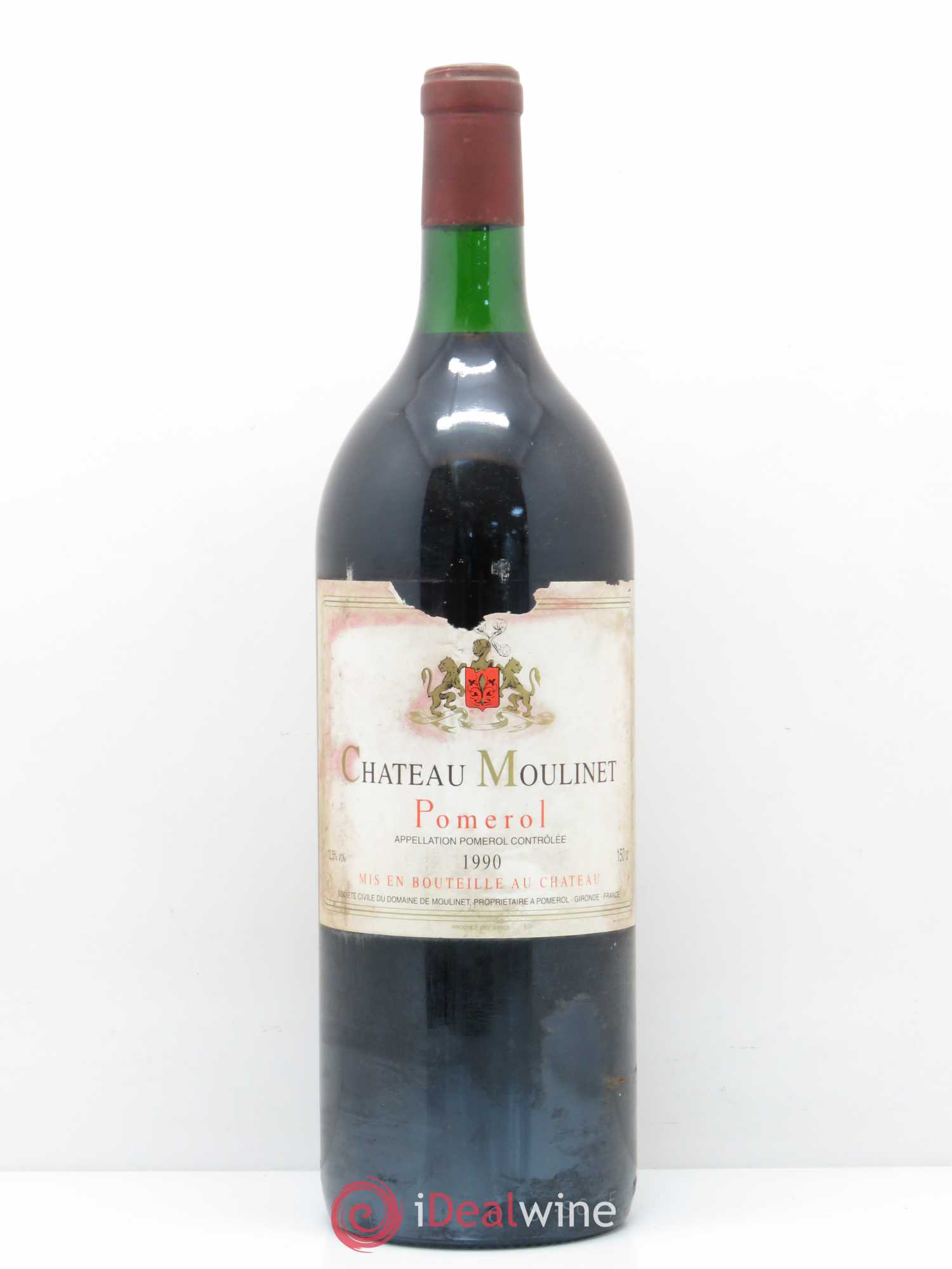 Château Moulinet 1990 - Lot de 1 magnum - 0