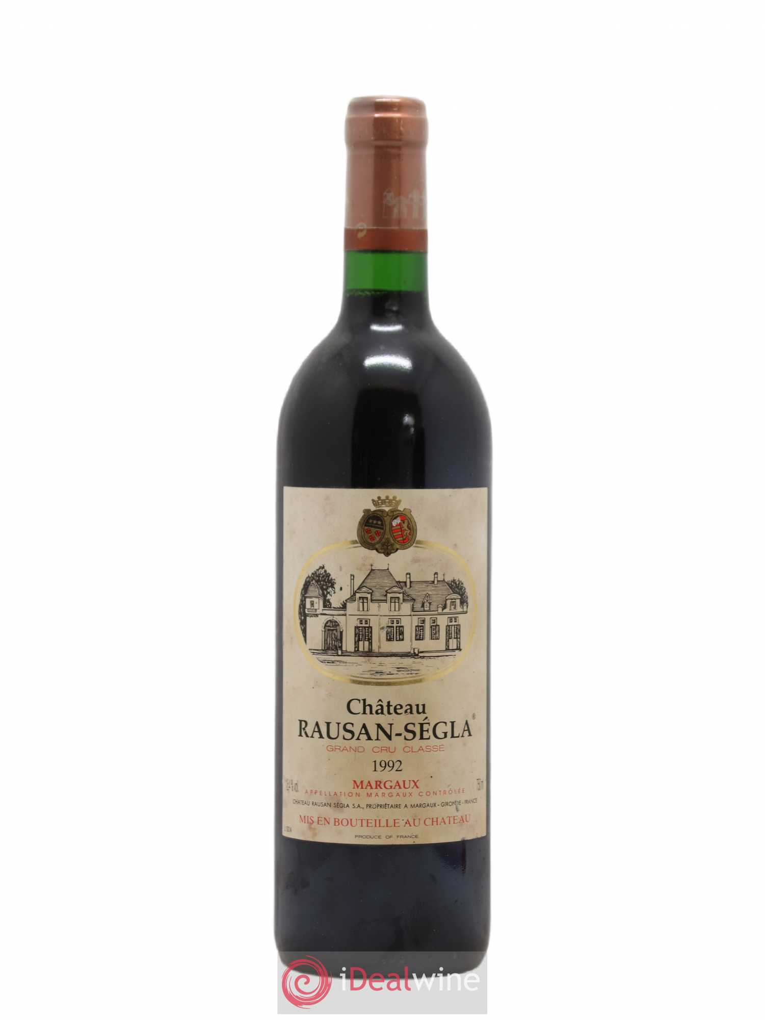 Château Rauzan Ségla Grand Cru Classé 1992 - Lot de 1 bouteille - 0