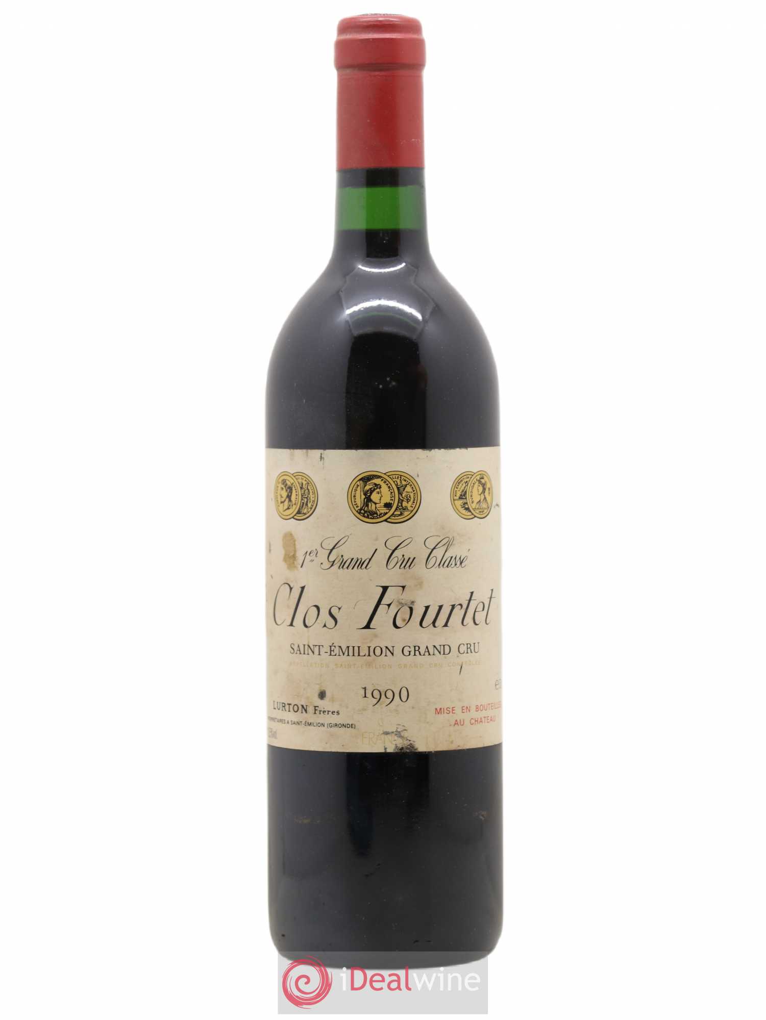 Clos Fourtet 1er Grand Cru Classé B 1990 - Lot de 1 bouteille - 0