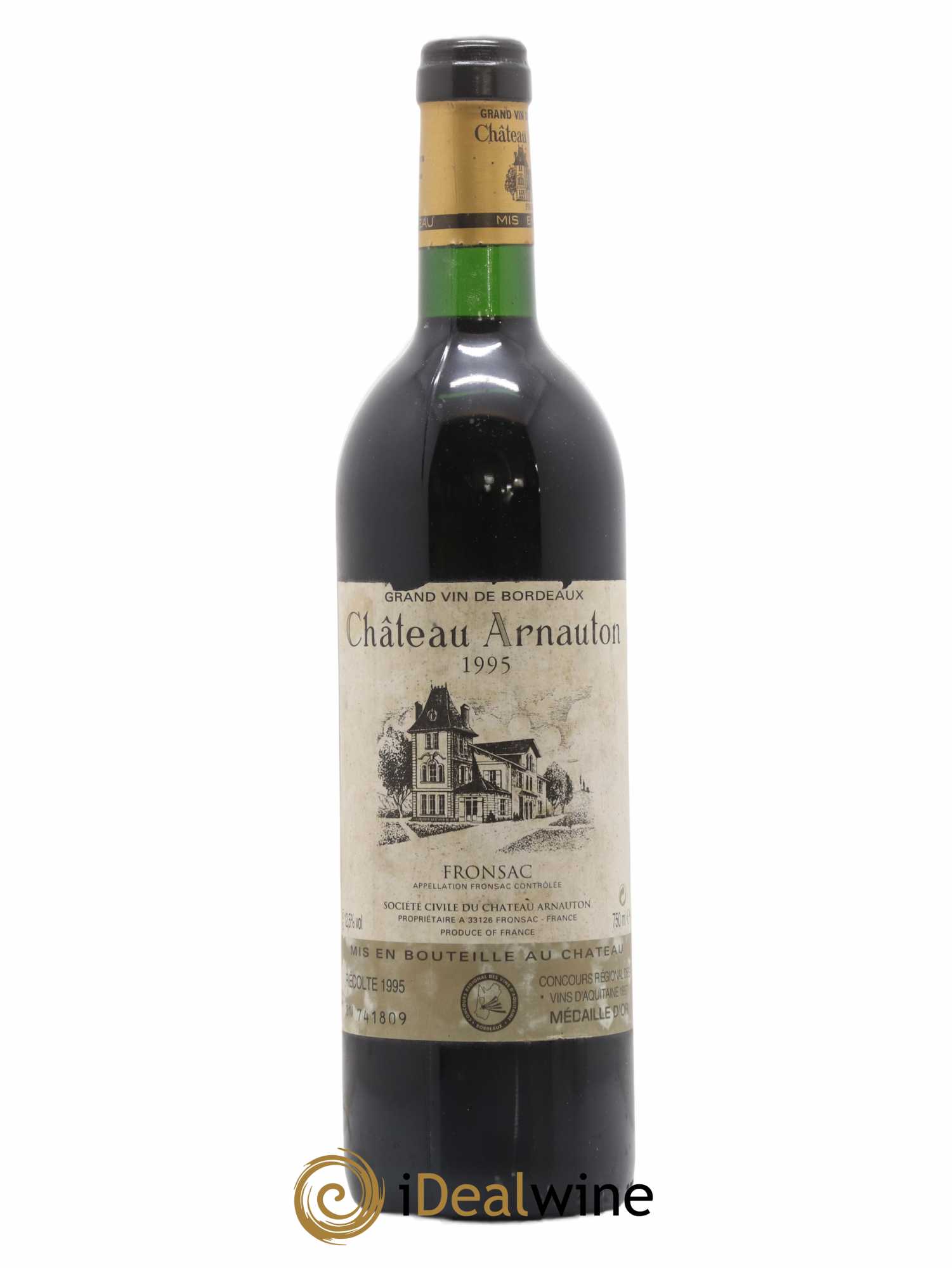 Fronsac Château Arnauton (no reserve) 1995 - Lot of 1 bottle - 0