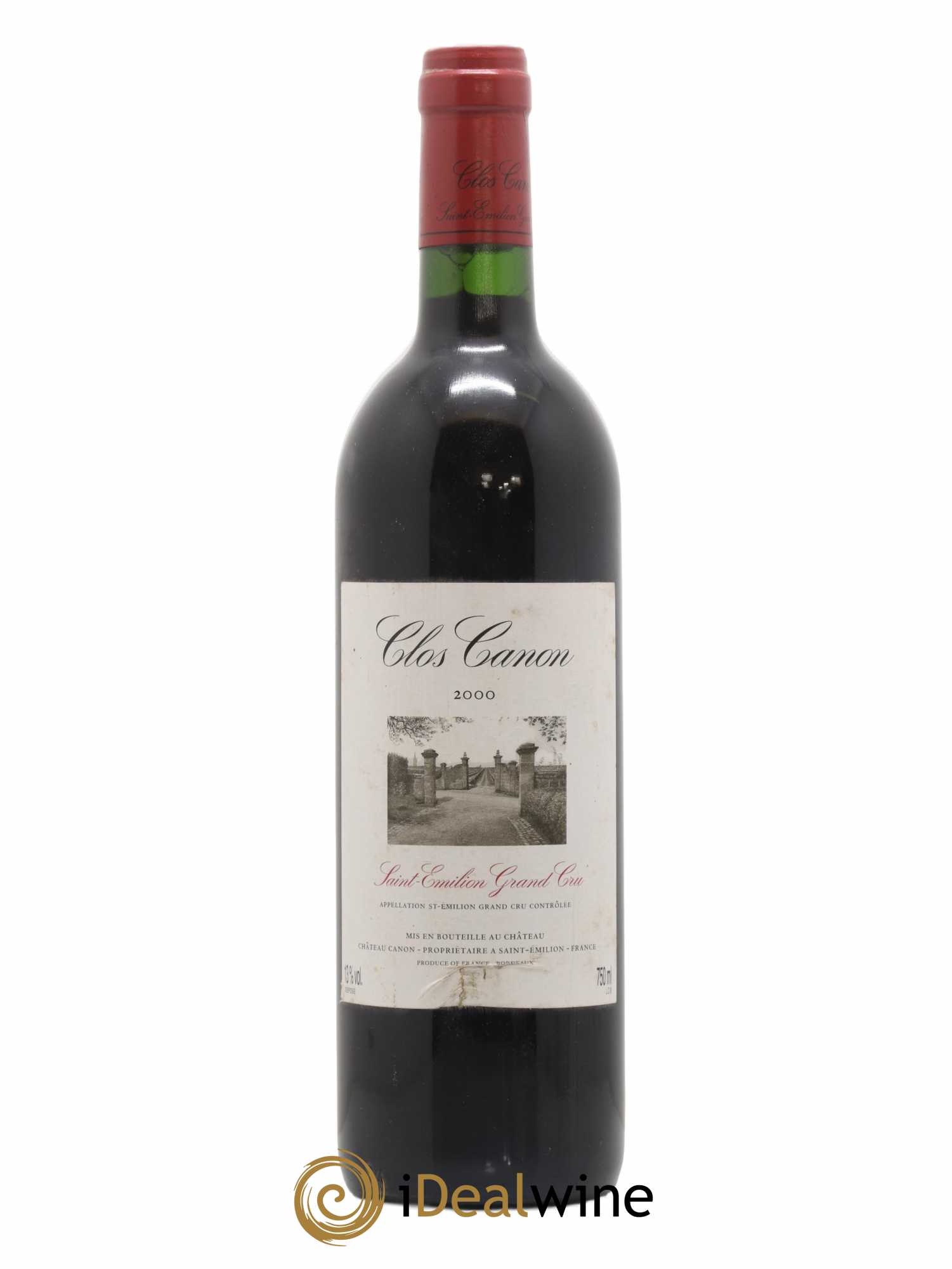 Saint-Émilion Grand Cru Clos Canon 2000 - Lot de 1 bouteille - 0
