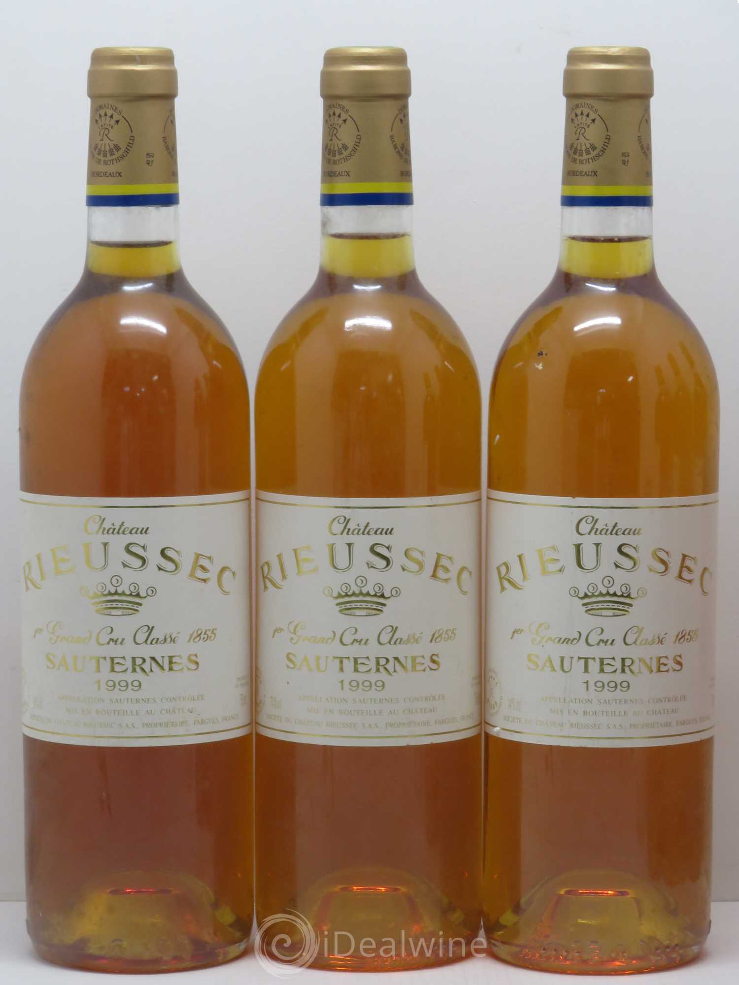 Château Rieussec 1er Grand Cru Classé 1999 - Lotto di 6 bottiglie - 1