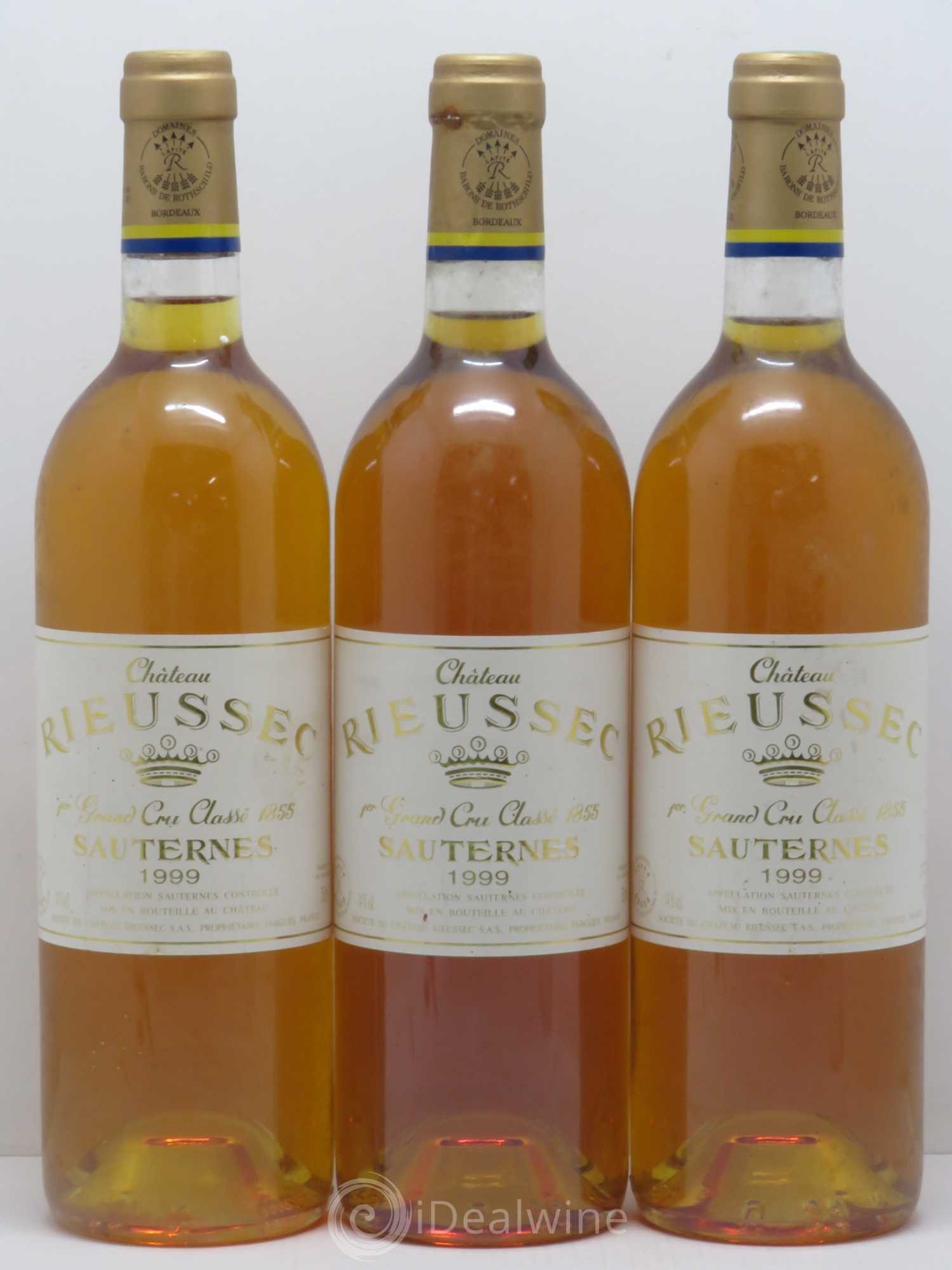 Château Rieussec 1er Grand Cru Classé 1999 - Lotto di 6 bottiglie - 2