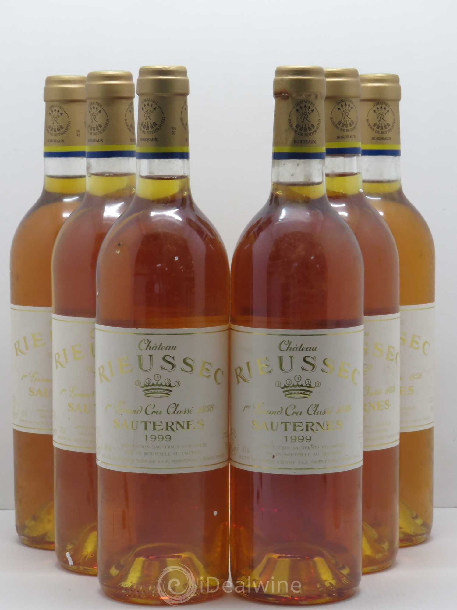Château Rieussec 1er Grand Cru Classé 1999 - Lotto di 6 bottiglie - 0