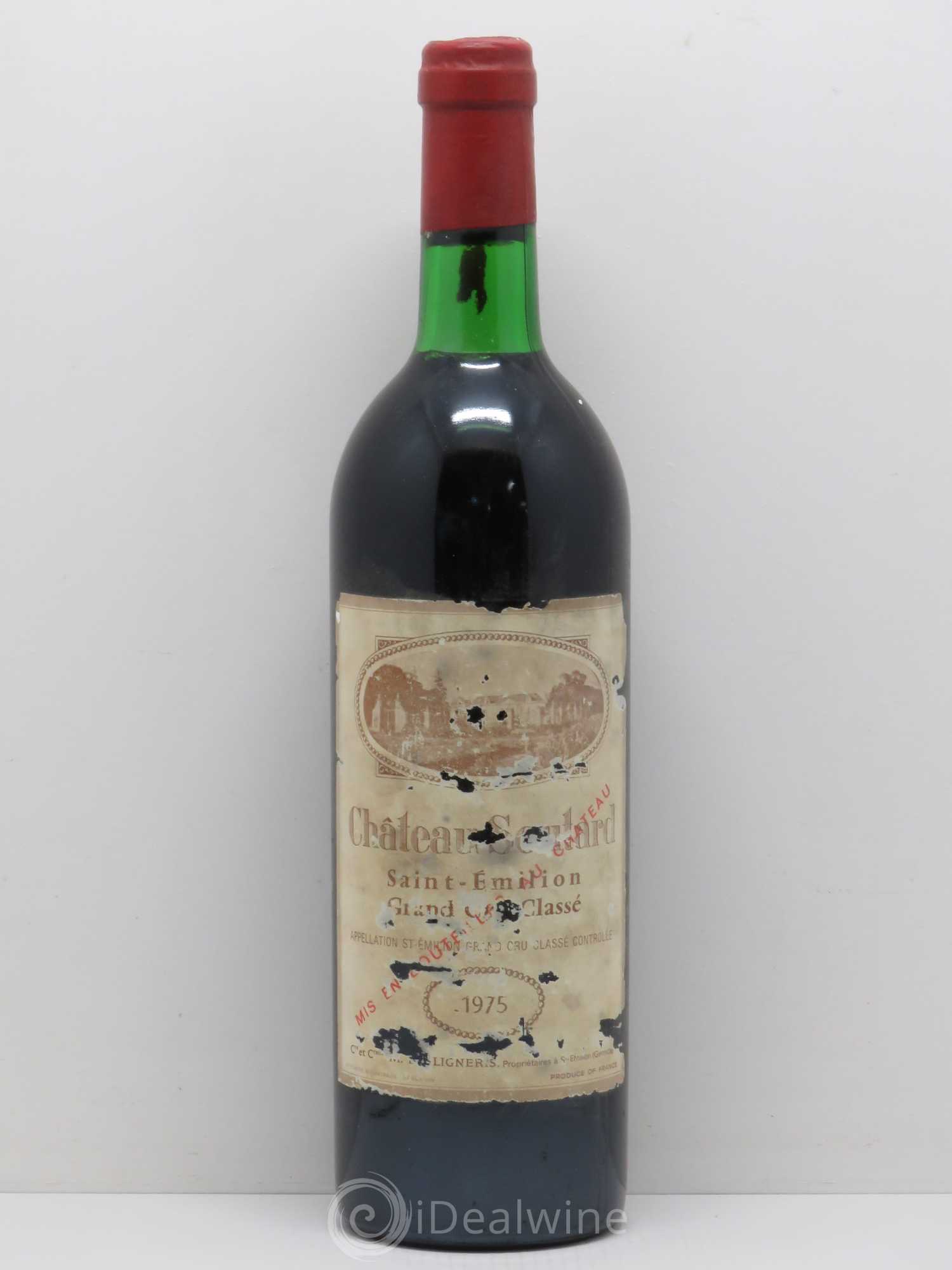 Château Soutard Grand Cru Classé 1975 - Lot de 1 bouteille - 0