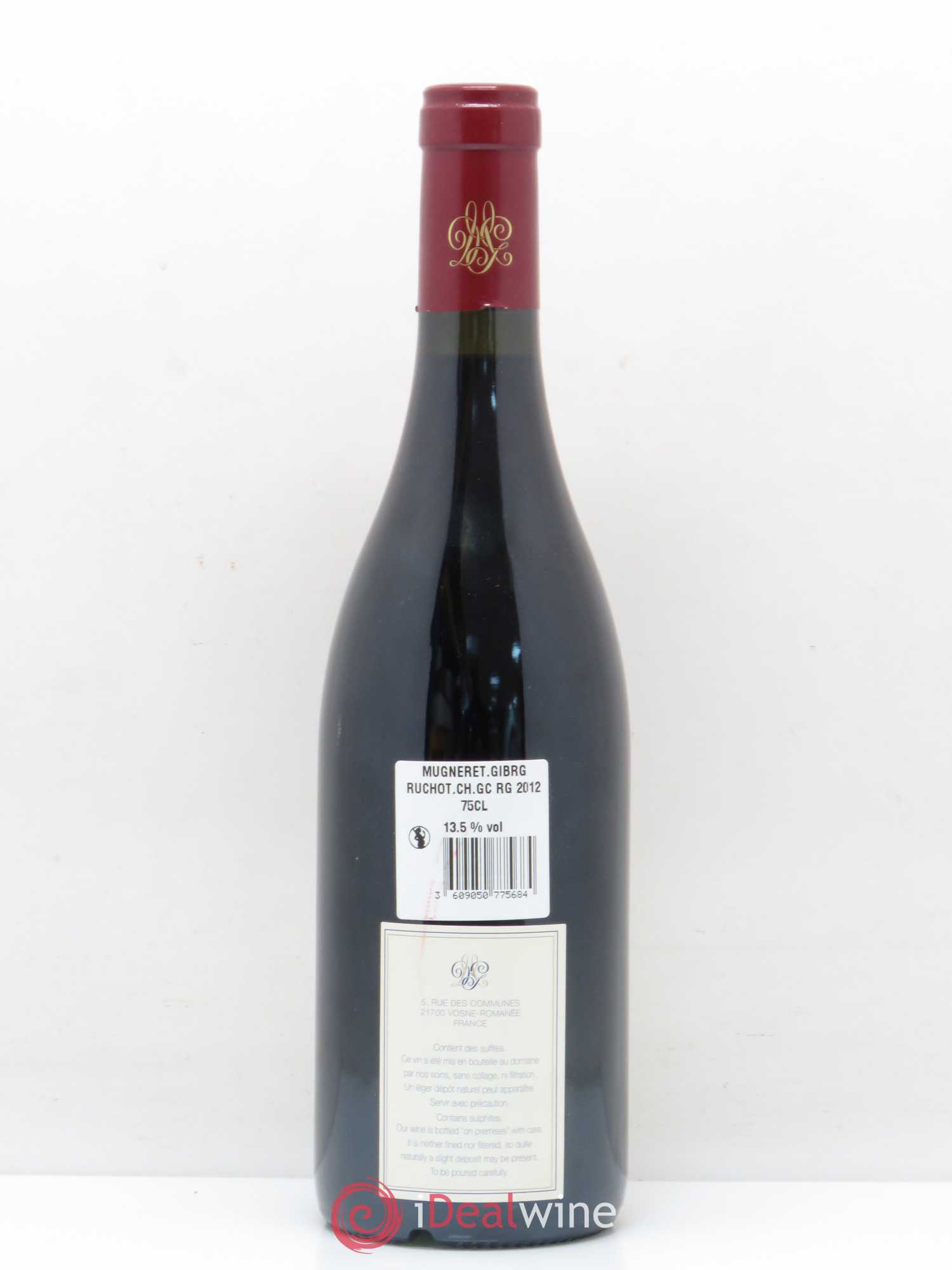 Ruchottes-Chambertin Grand Cru Mugneret-Gibourg (Domaine) 2012 - Lot de 1 bouteille - 1