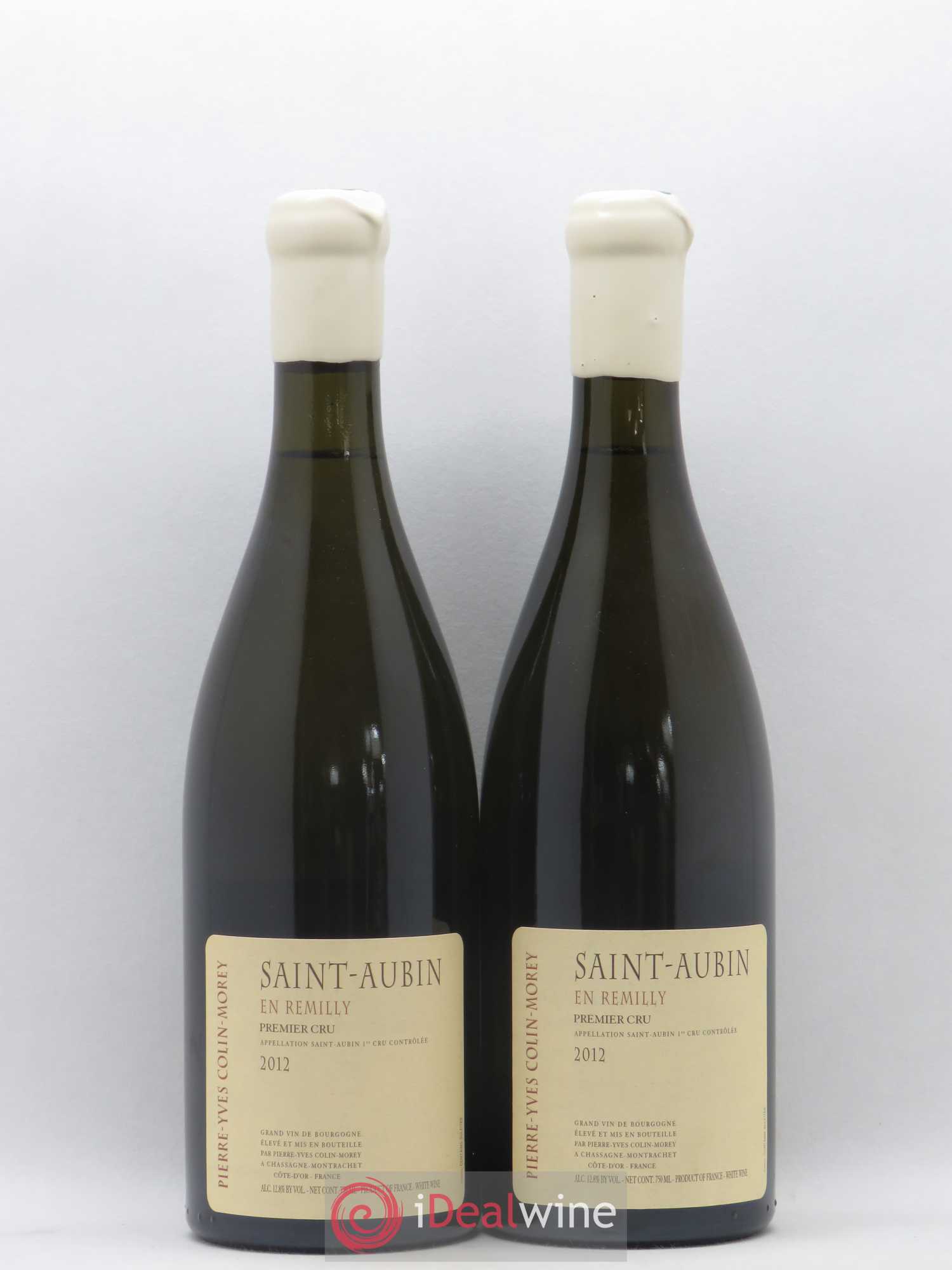 Saint-Aubin 1er Cru En Remilly Pierre-Yves Colin Morey 2012 - Lot de 2 bouteilles - 0