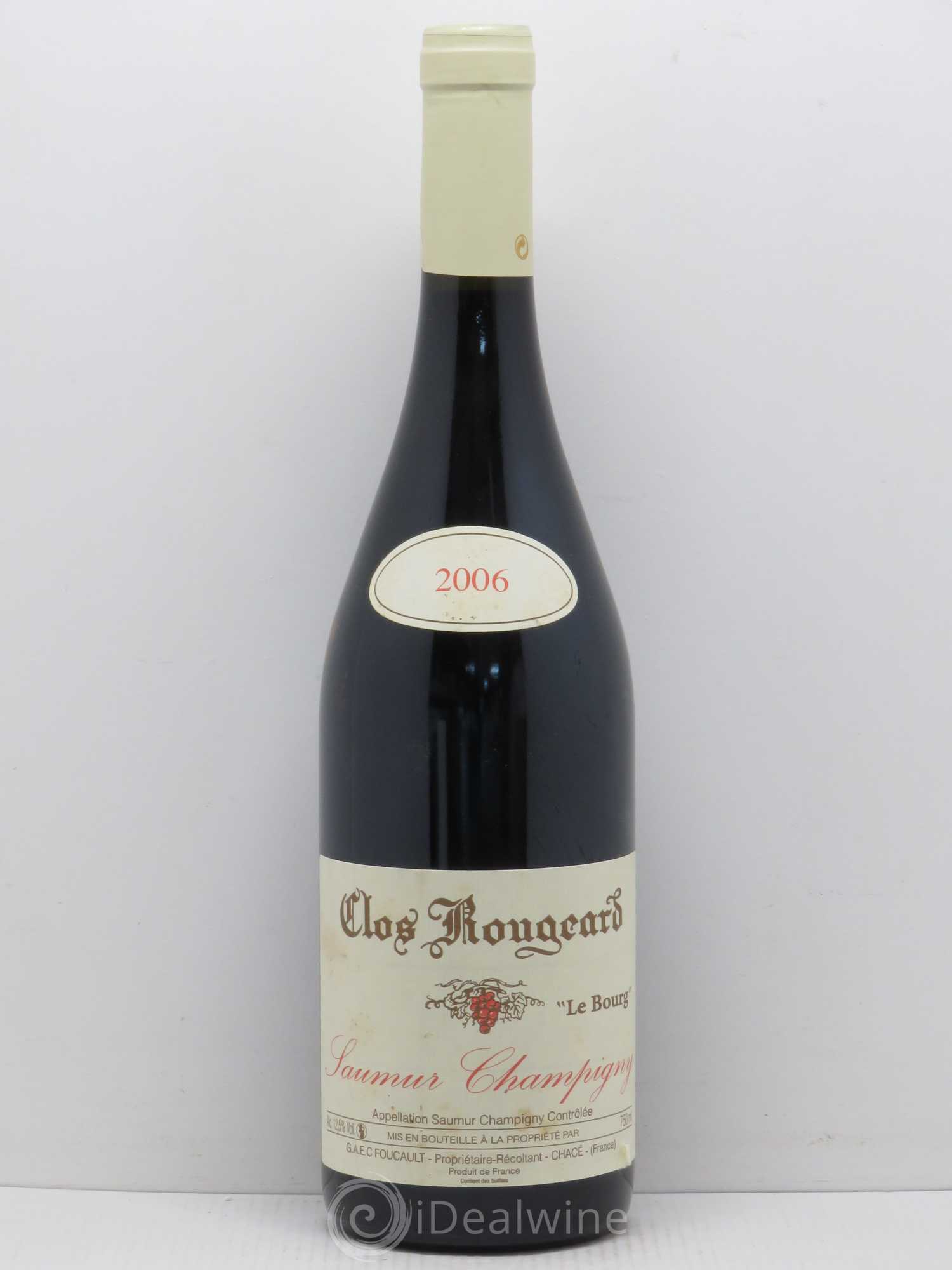 Saumur-Champigny Le Bourg Clos Rougeard 2006 - Lot de 1 bouteille - 0