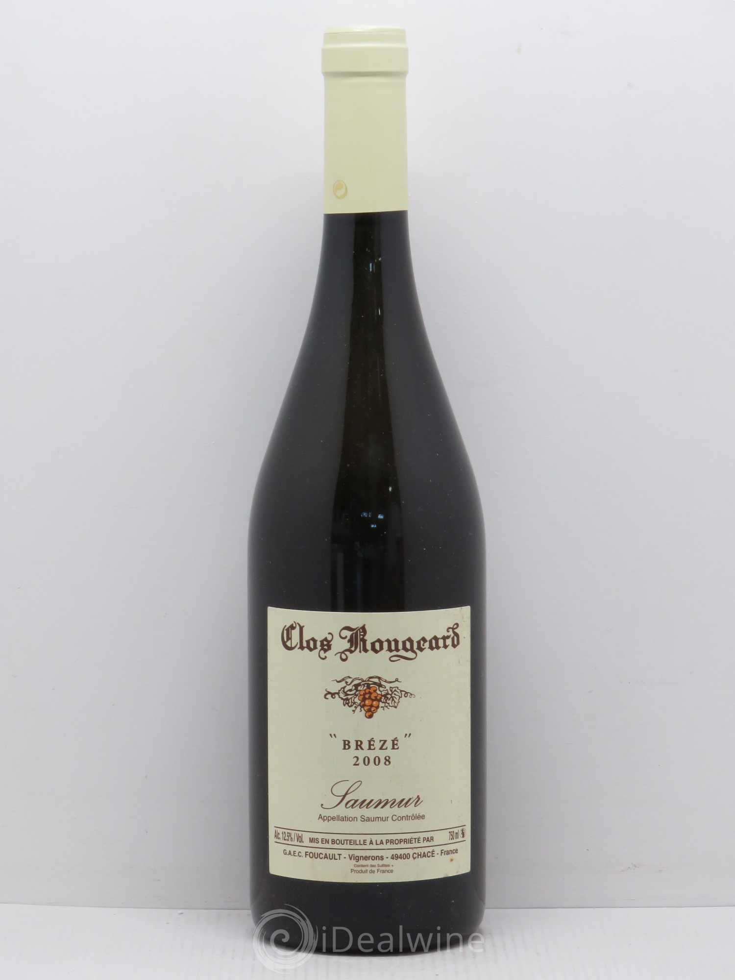Saumur Brézé Clos Rougeard 2008 - Posten von 1 Flasche - 0
