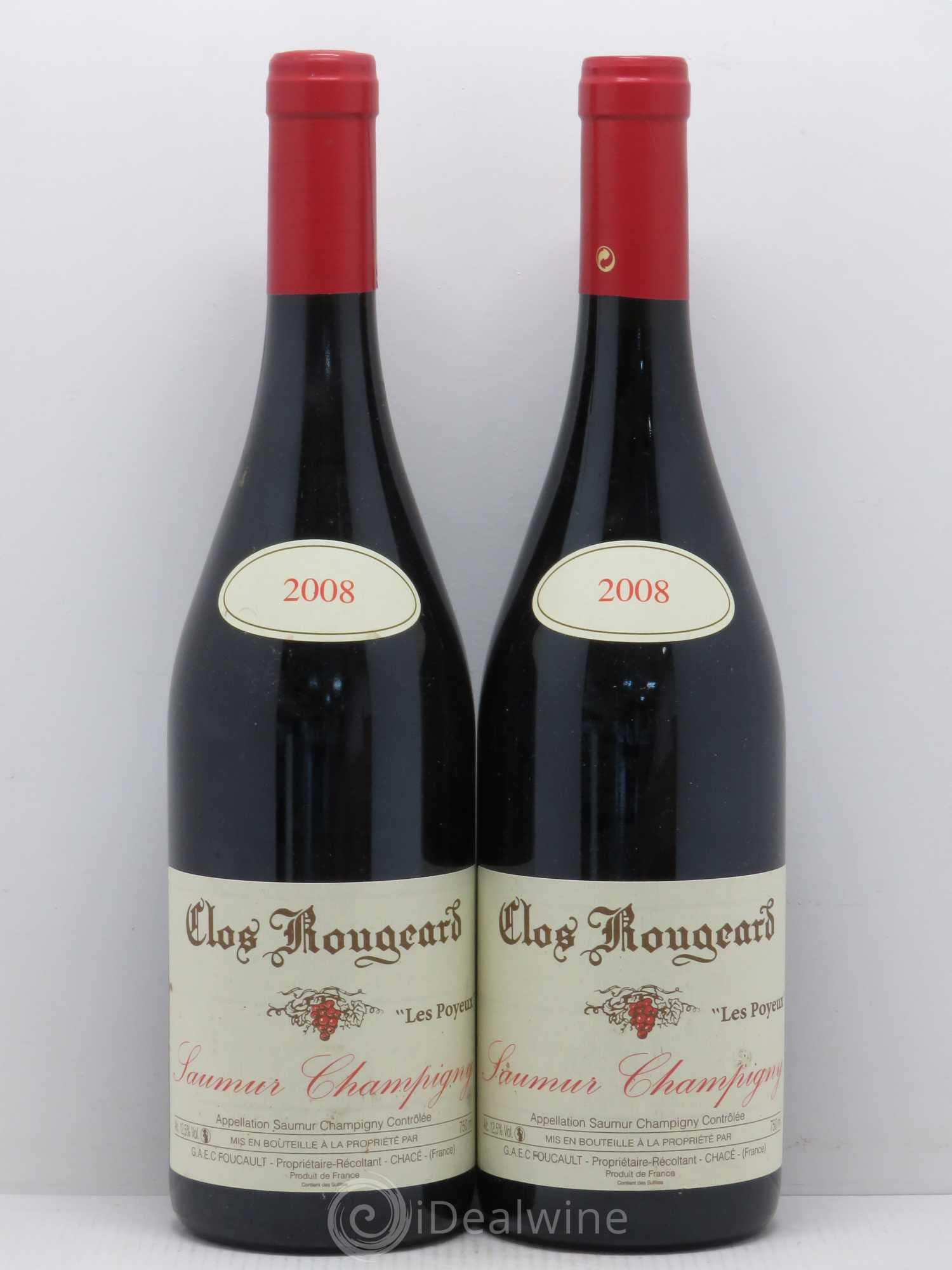 Saumur-Champigny Les Poyeux Clos Rougeard 2008 - Lot de 2 bouteilles - 0