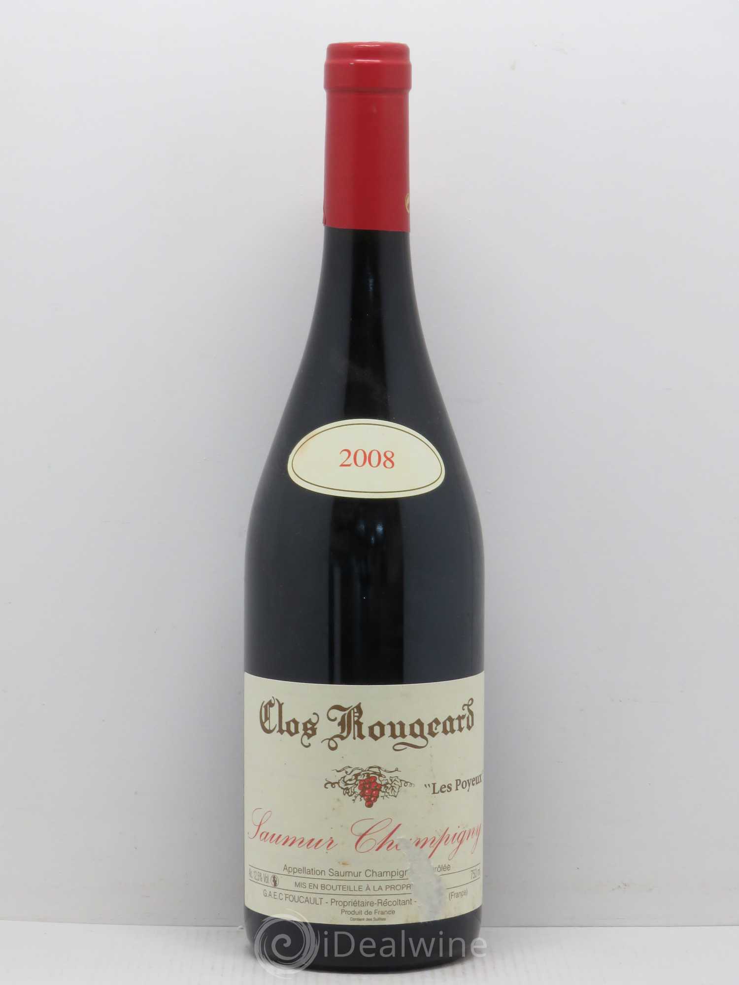 Saumur-Champigny Les Poyeux Clos Rougeard 2008 - Lot de 1 bouteille - 0