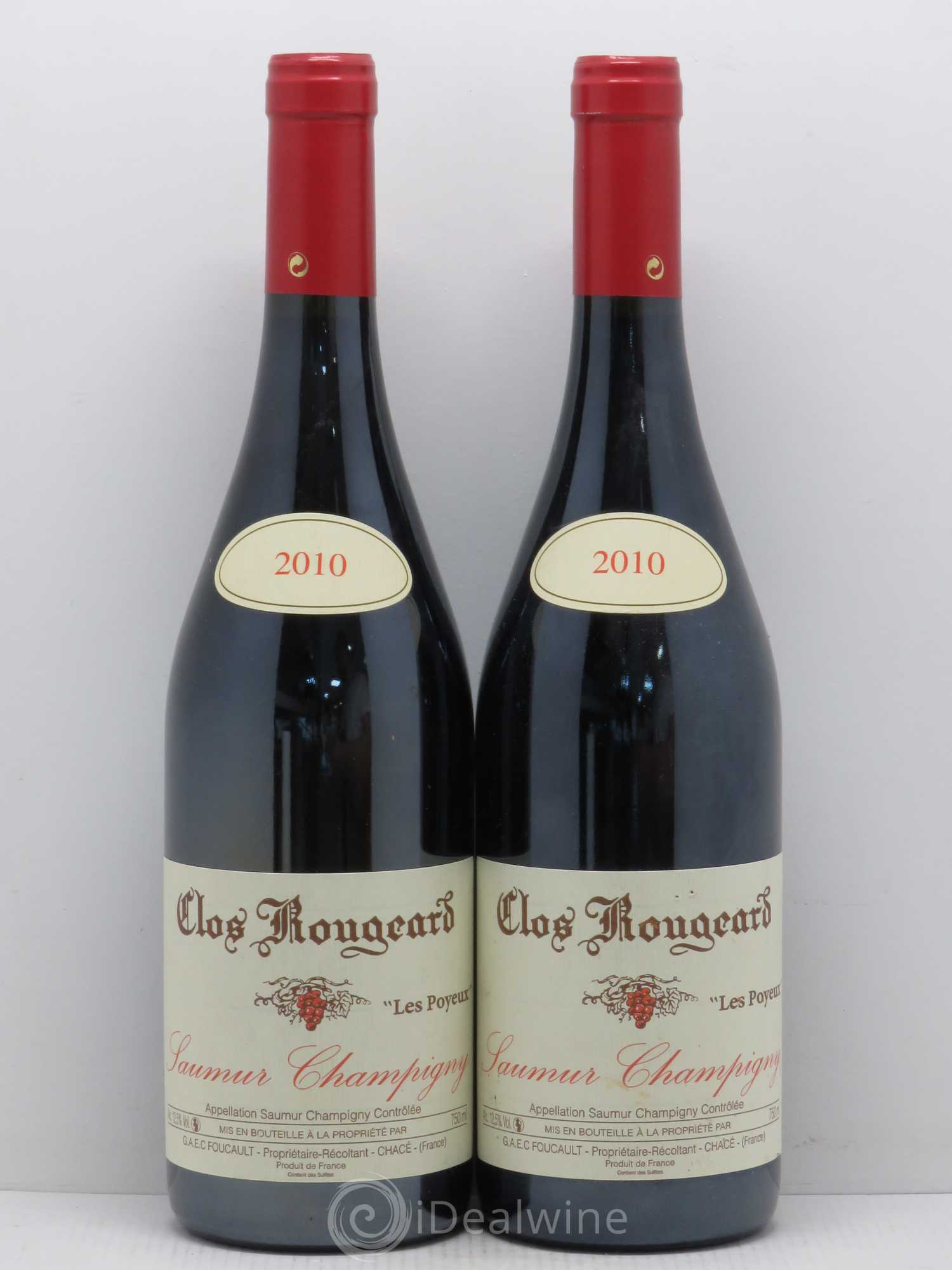 Saumur-Champigny Les Poyeux Clos Rougeard 2010 - Lot de 2 bouteilles - 0