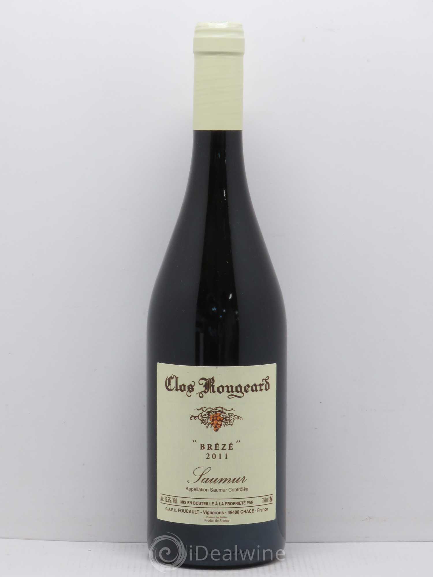 Saumur Brézé Clos Rougeard (sans prix de réserve) 2011 - Lot de 1 bouteille - 0